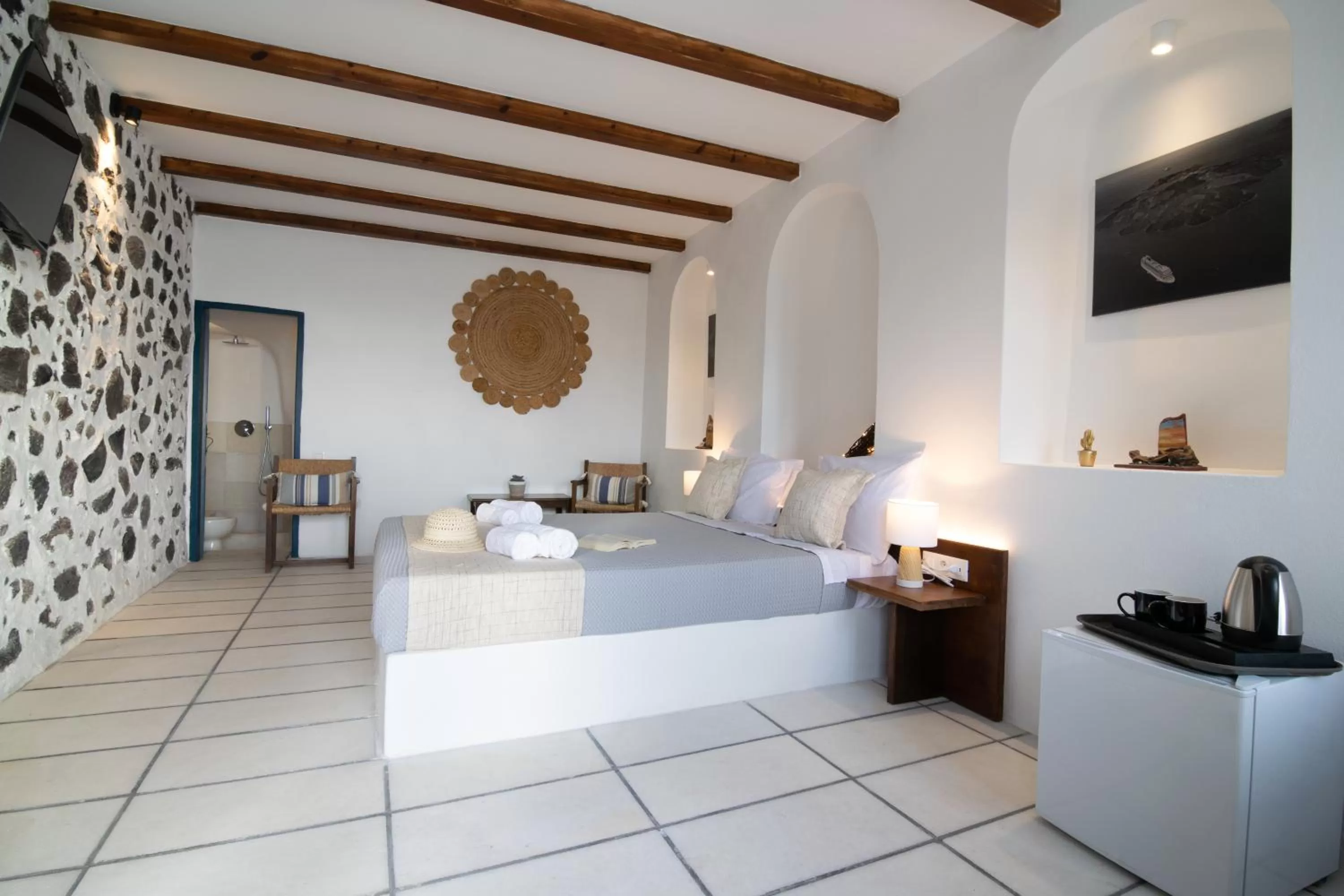 Bed in DELION VIEW HOTEL