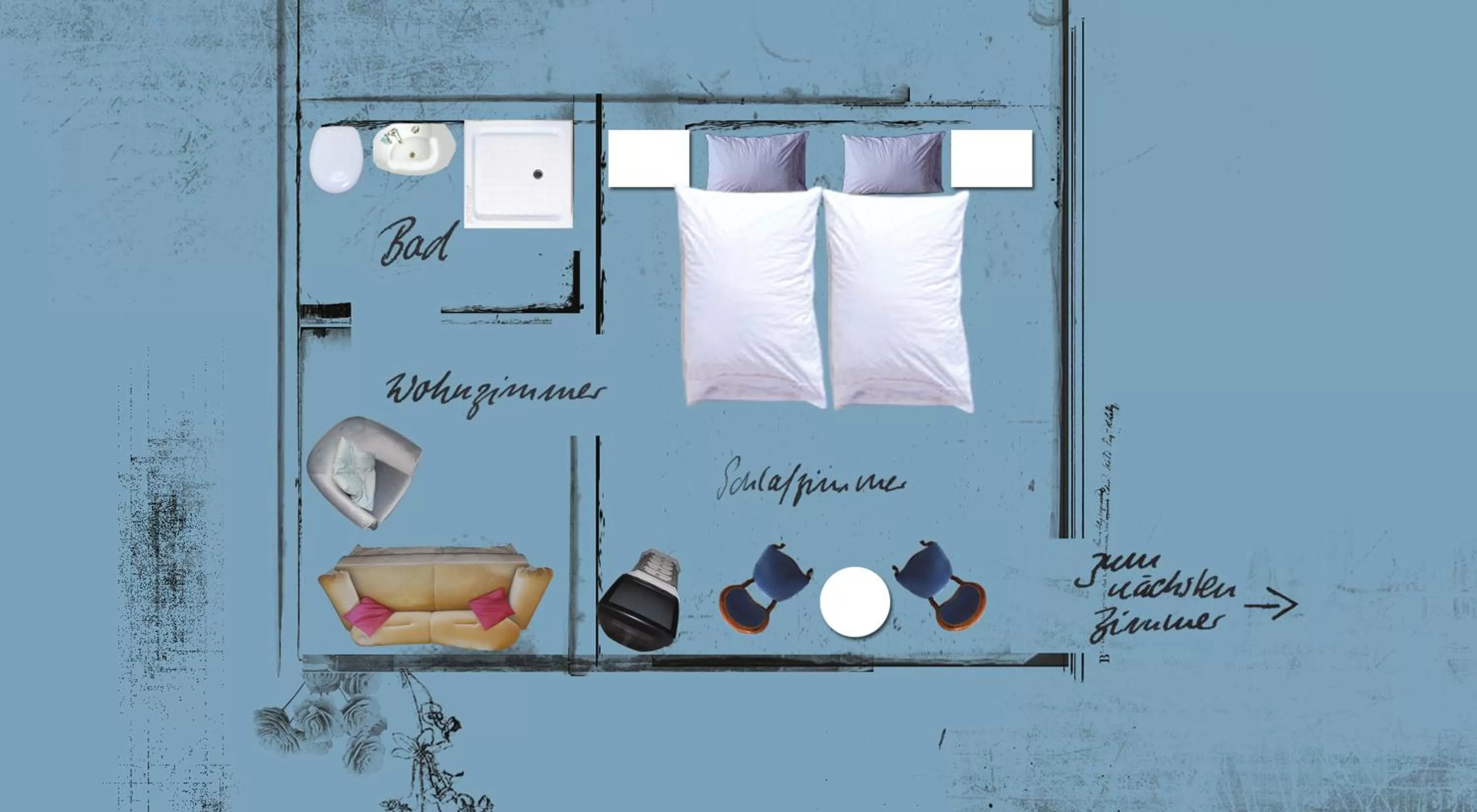 Floor Plan in Boutique Hotel Haus Noge Sylt - Kapitaenshaus strandnah