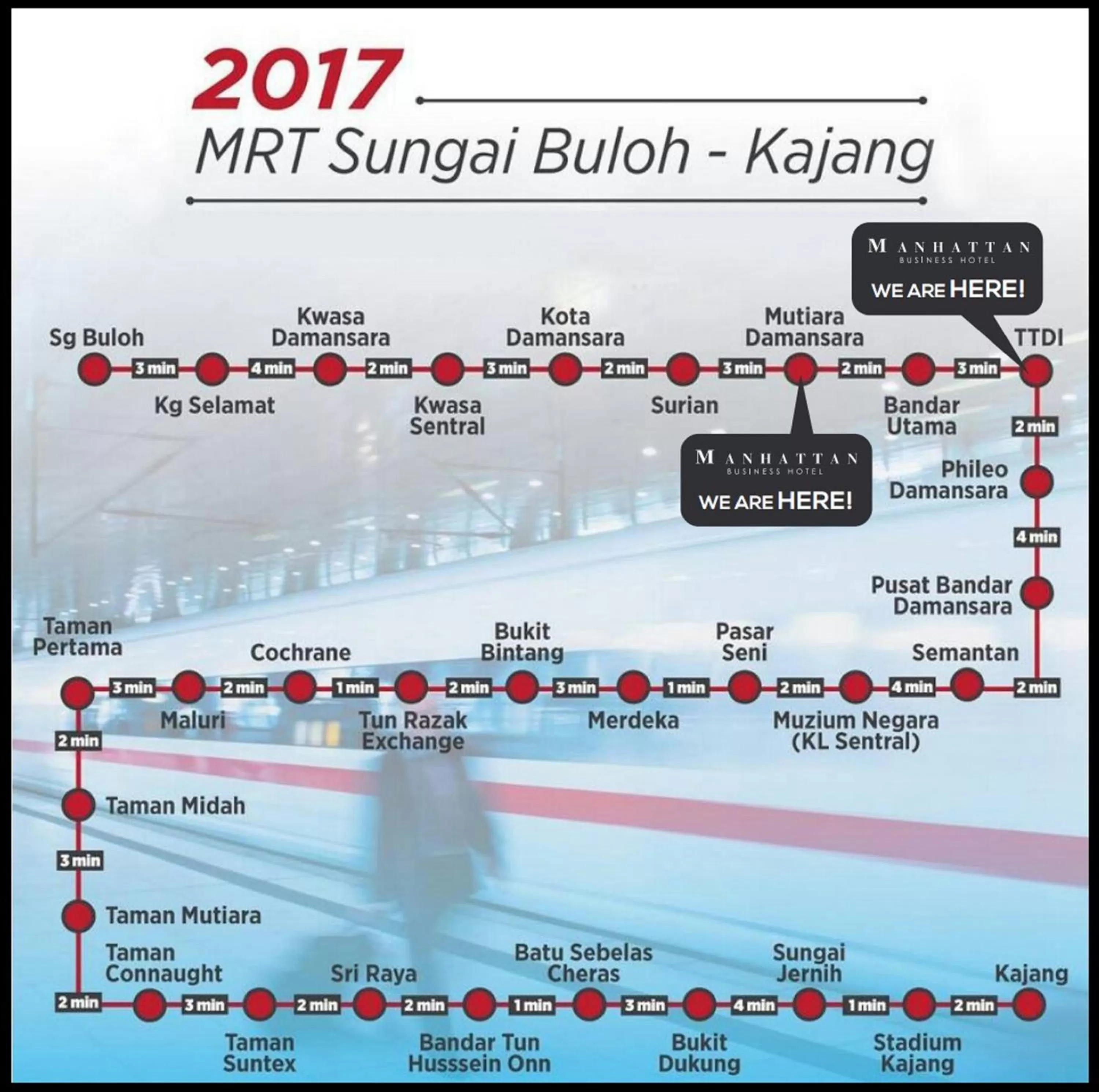 Area and facilities in Manhattan Business Hotel Damansara Perdana