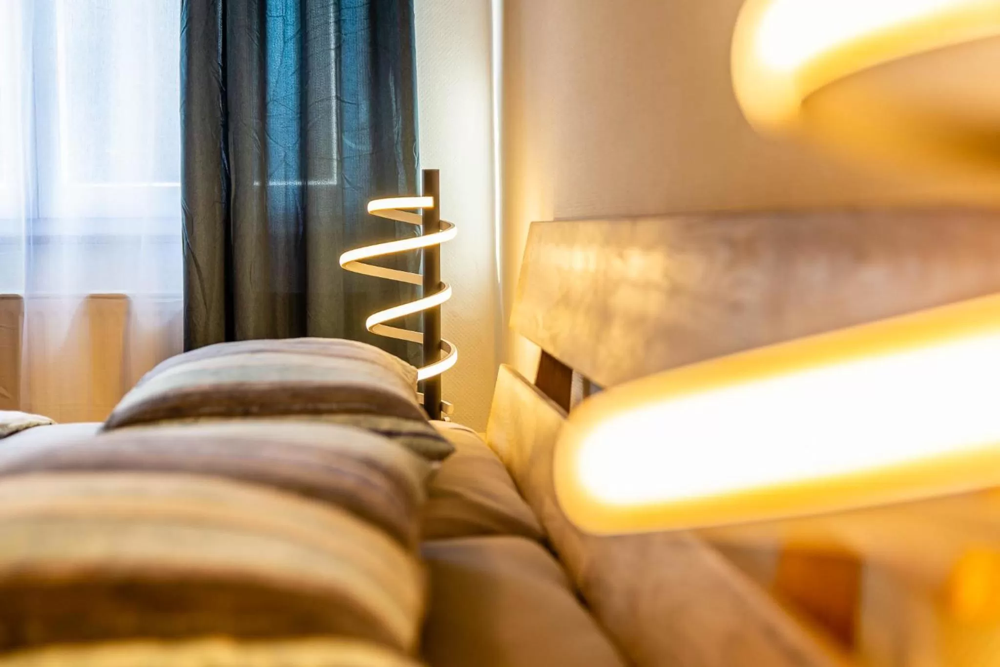 Bedroom, Bed in Gästehaus Jagsttal