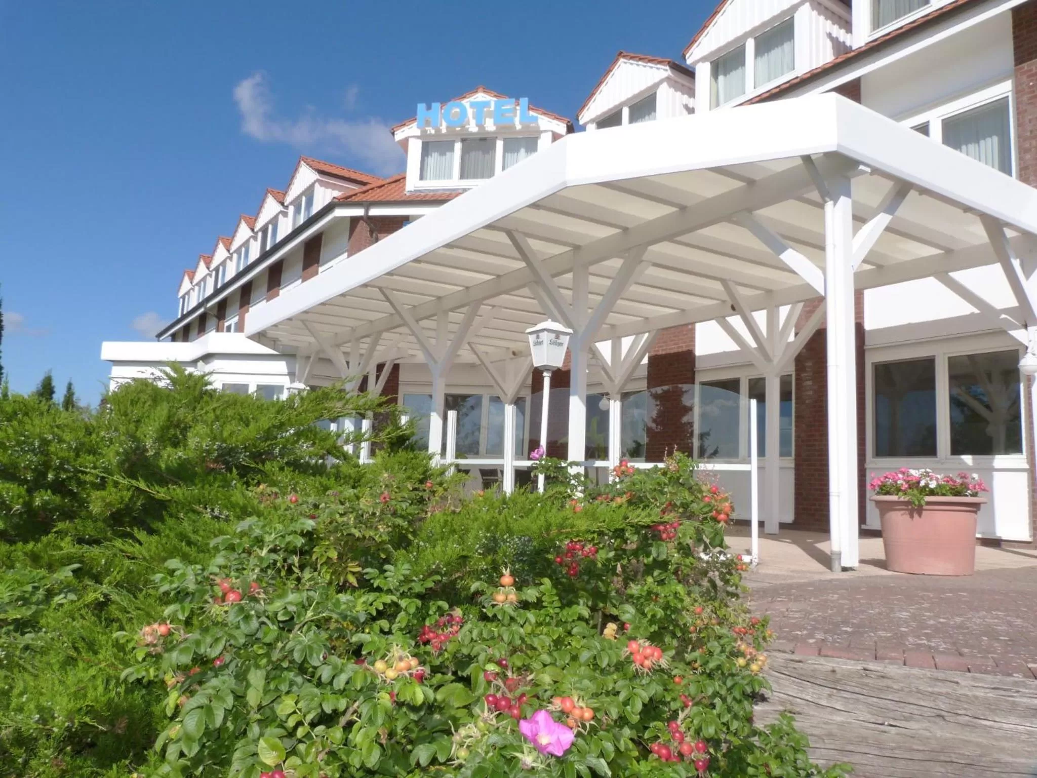 Facade/entrance in Hotel Trebeltal
