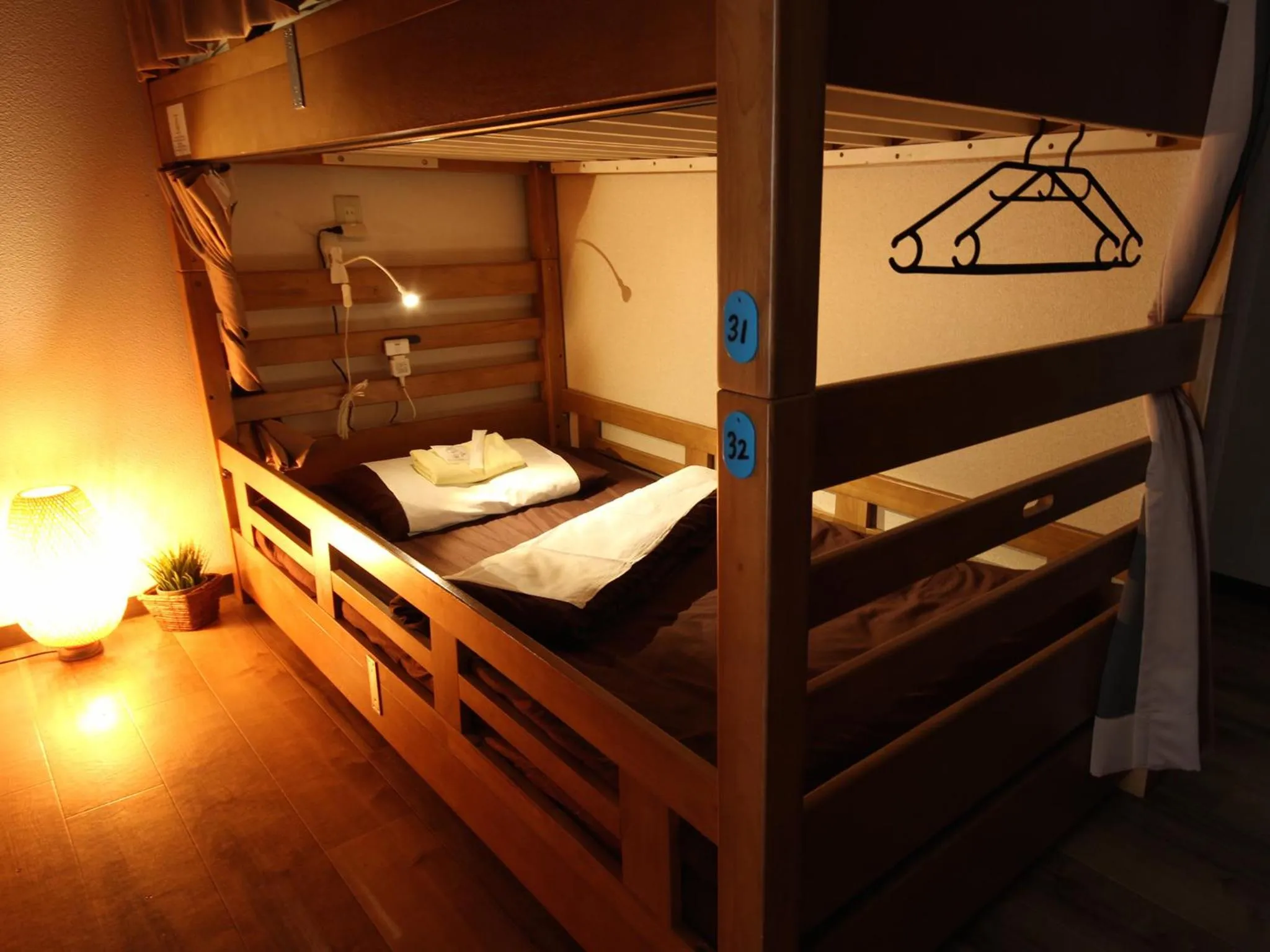 Bed in Osaka Guesthouse Nest