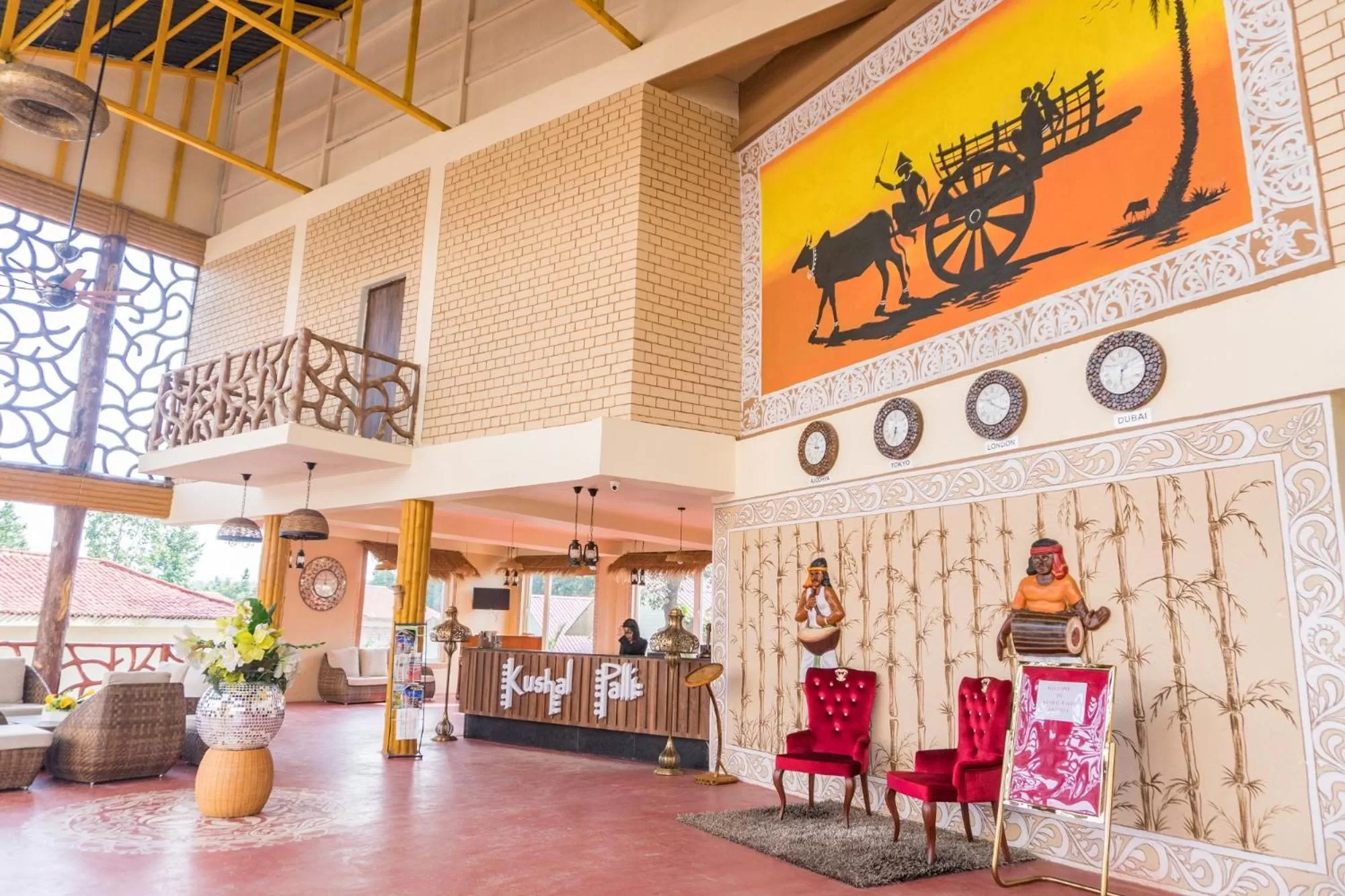 Lobby or reception in Kushal Palli Resorts- A unit of PearlTree Hotels & Resorts