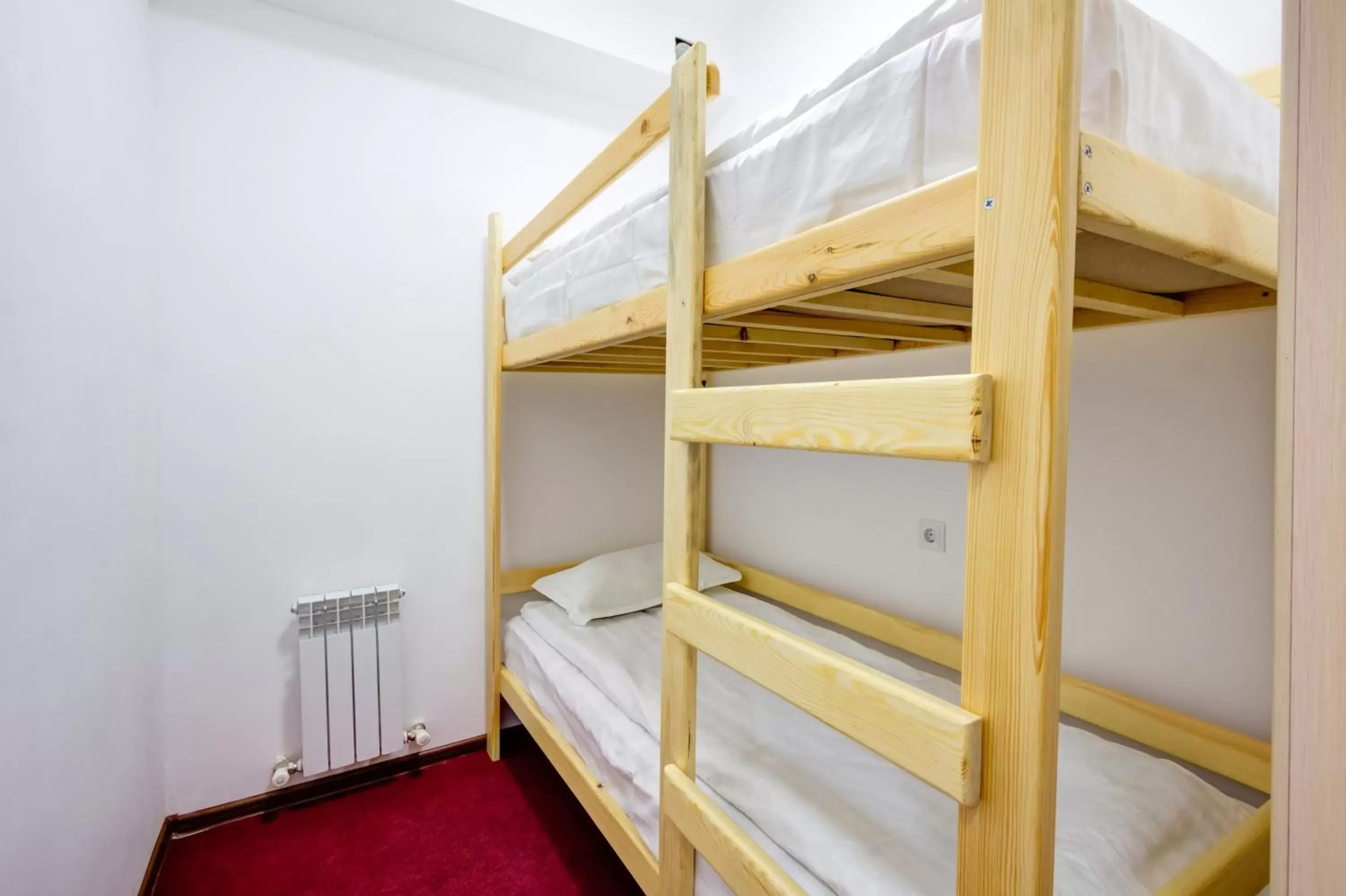 Bunk Bed in Male Dormitory Room in WHITE HOTEL & HOSTEL Bunk Bed in Male Dormitory Room in WHITE HOTEL & HOSTEL