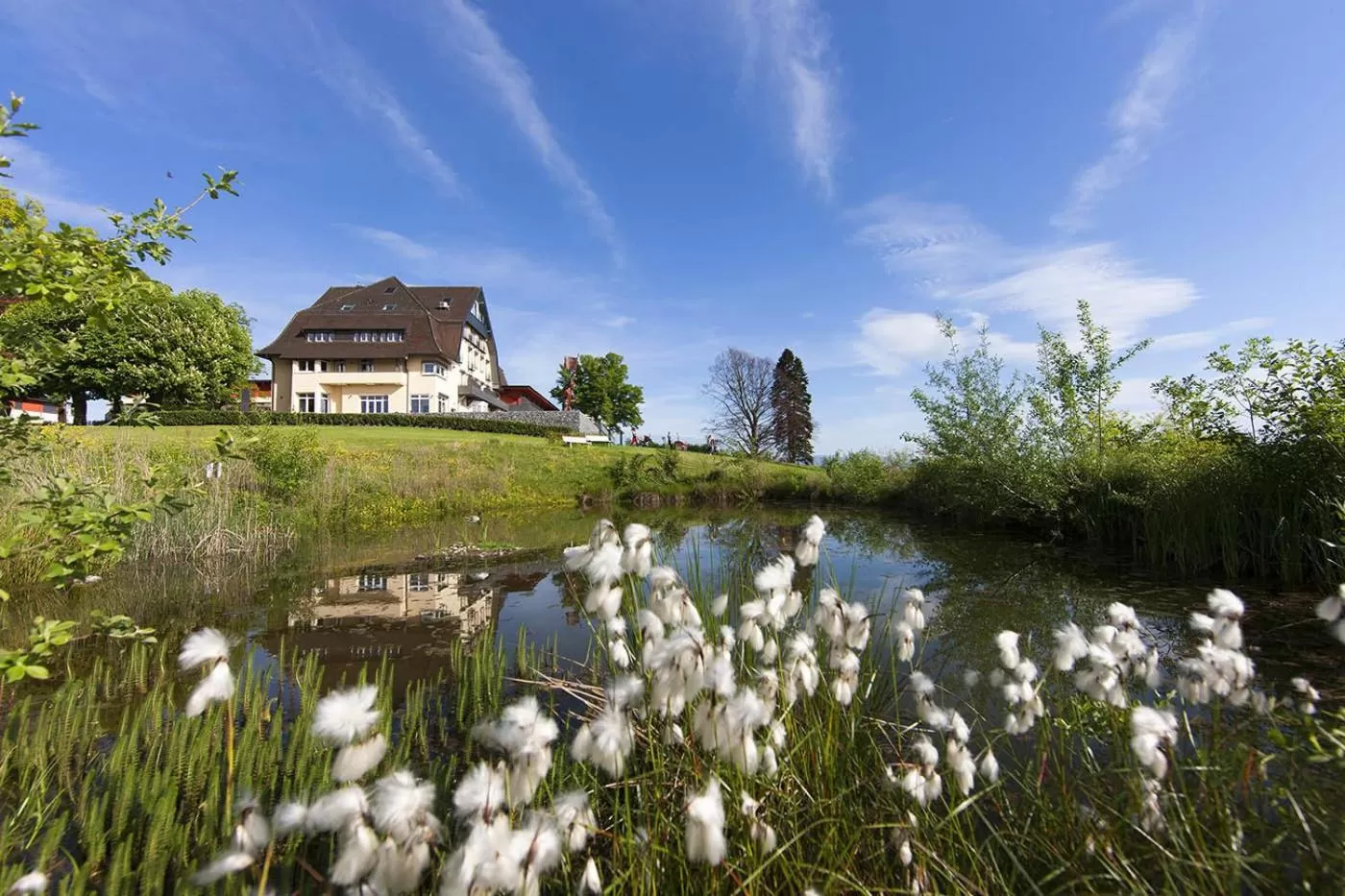 Bird's eye view, Property Building in Bodensee-Hotel Sonnenhof