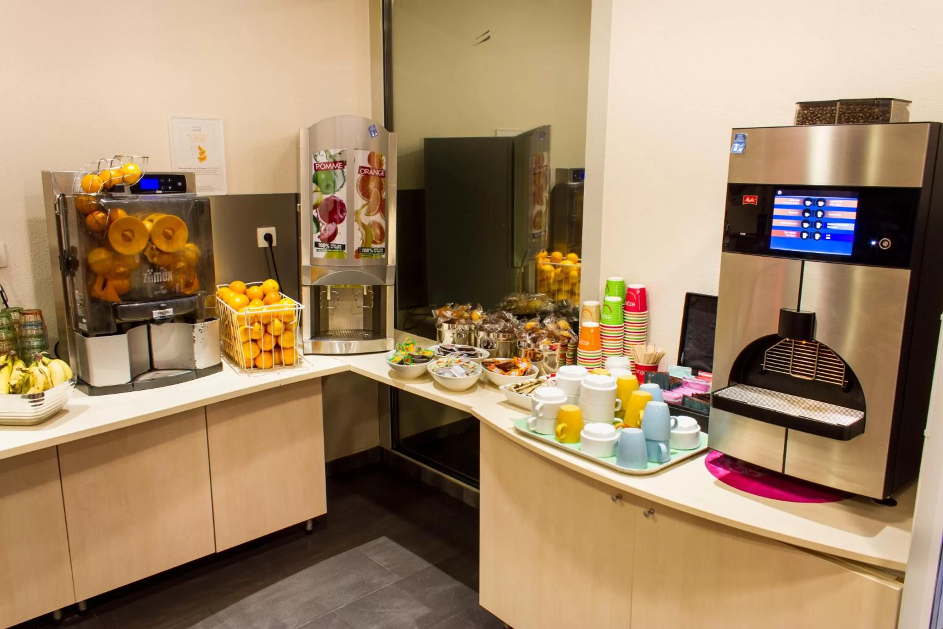 Buffet breakfast in ibis Styles Bethune Bruay la Buissière