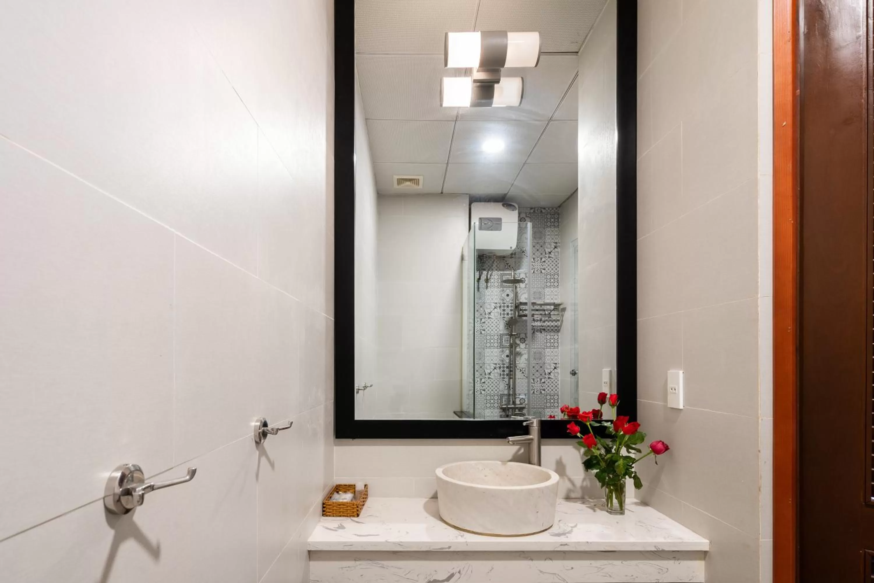 Bathroom in Văn Hoa Hotel