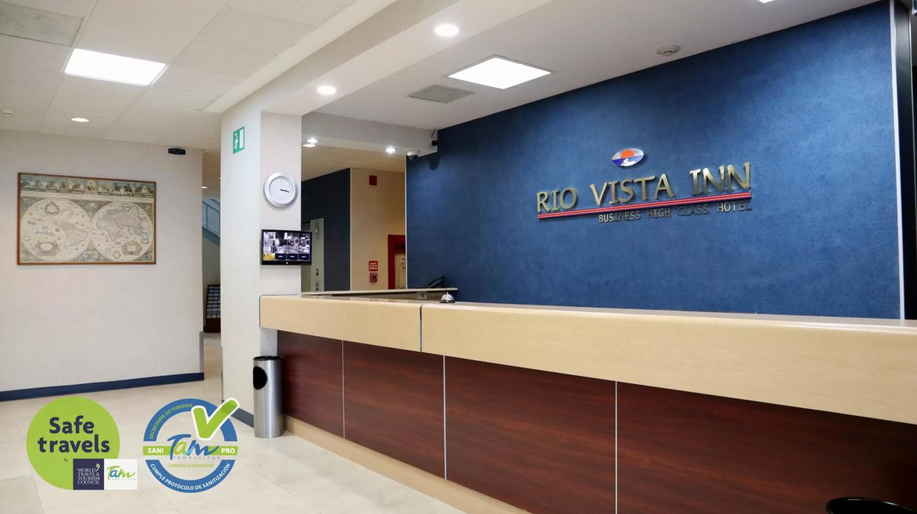 Lobby or reception in Rio Vista Inn Business High Class Tampico
