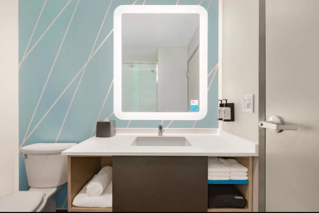 King Room Hearing Accessible with Roll-In Shower in AVID Hotels Corpus Christi - Portland, an IHG Hotel