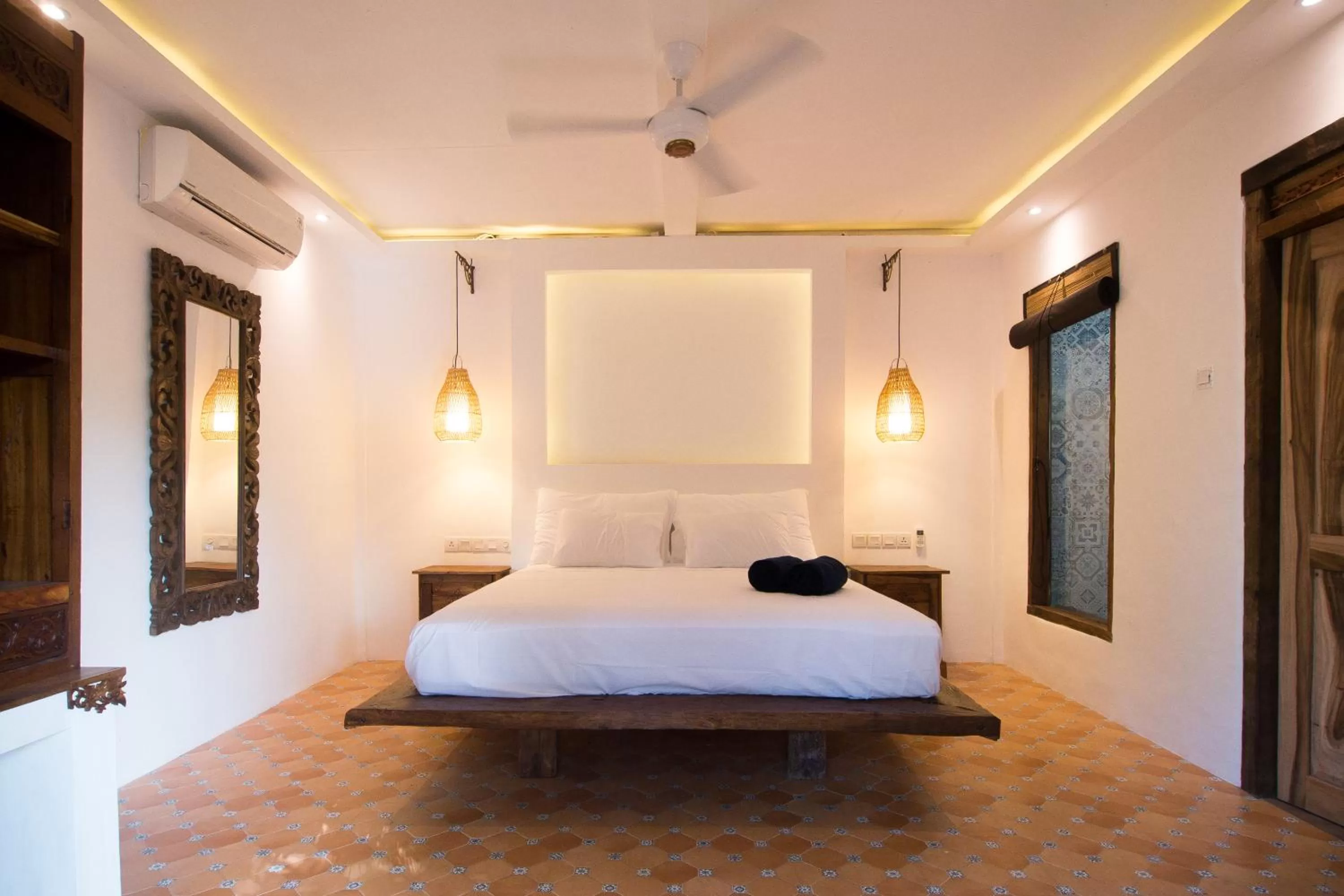 Bedroom, Bed in The Mandana Villa Gili Air