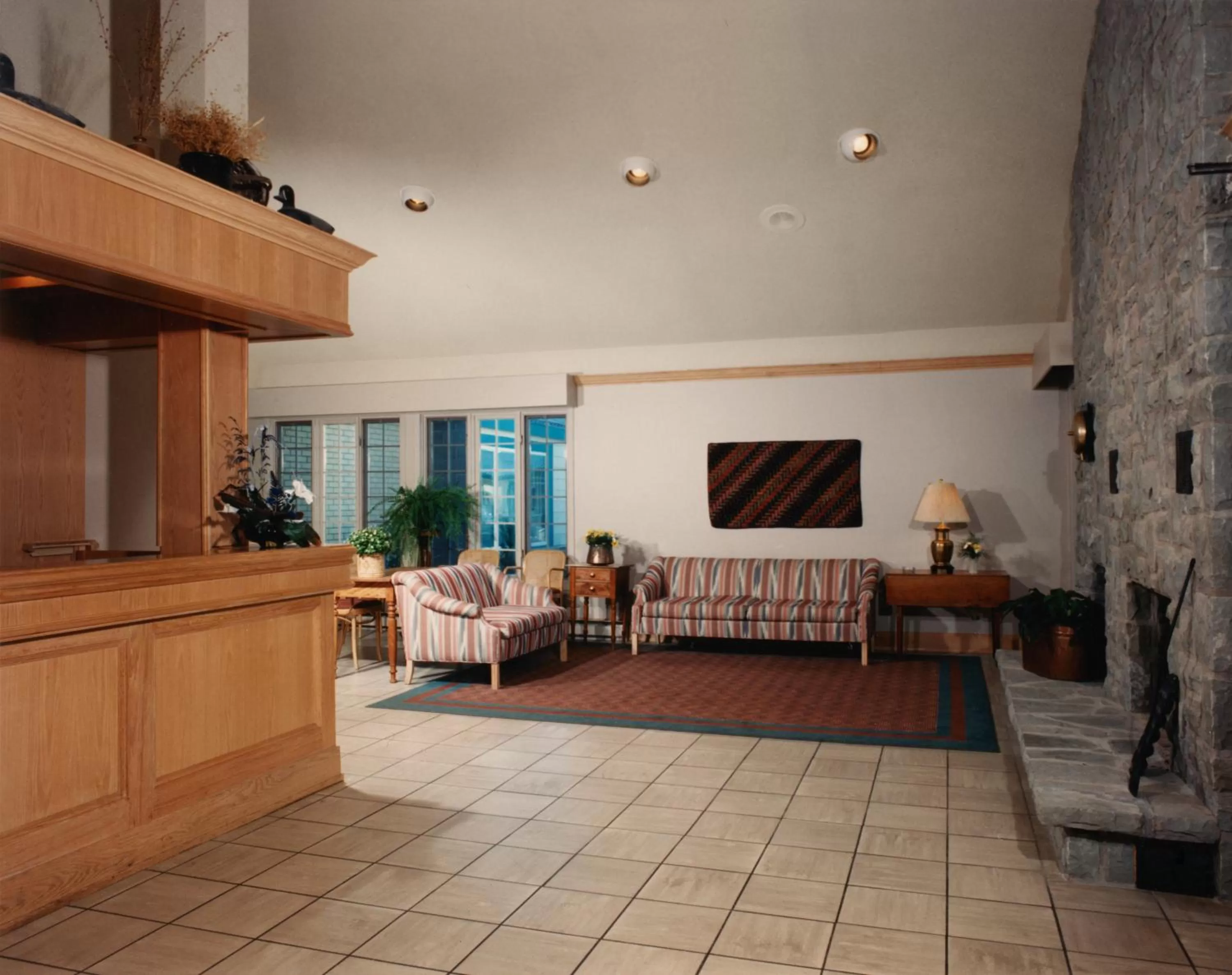 Lobby or reception in Auberge De La Baie