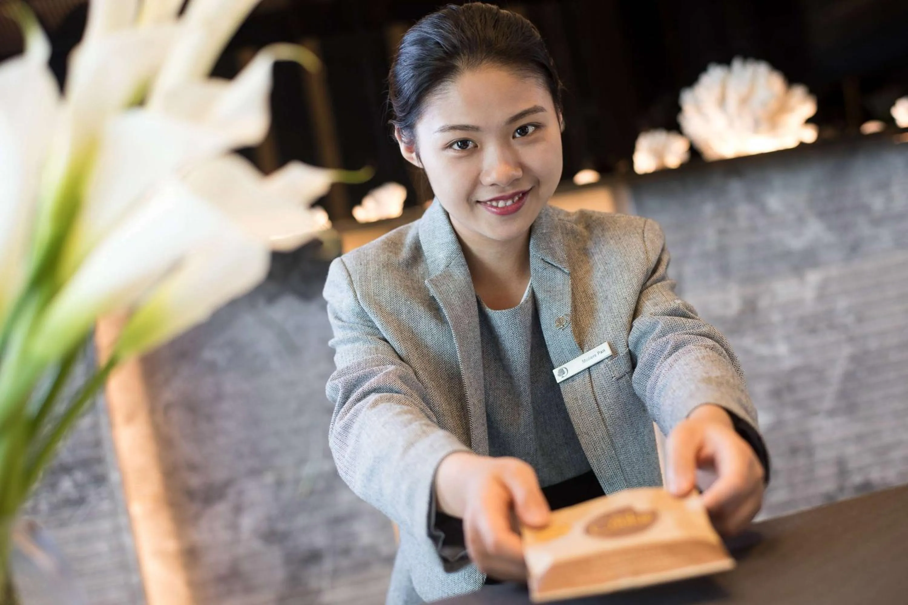 Lobby or reception in Doubletree By Hilton Qingdao Oriental Movie Metropolis