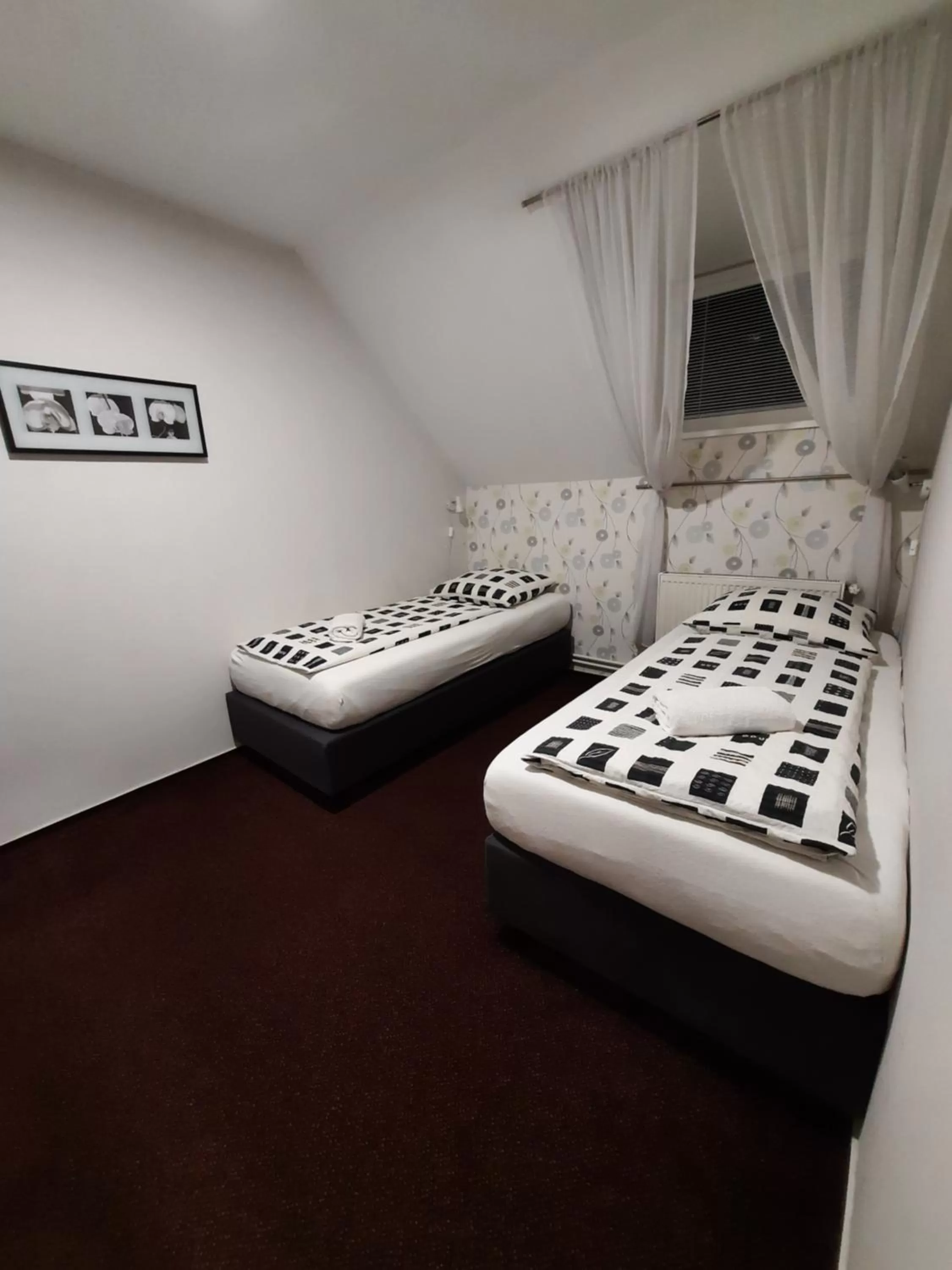 Bed in Hotel Boršičanka