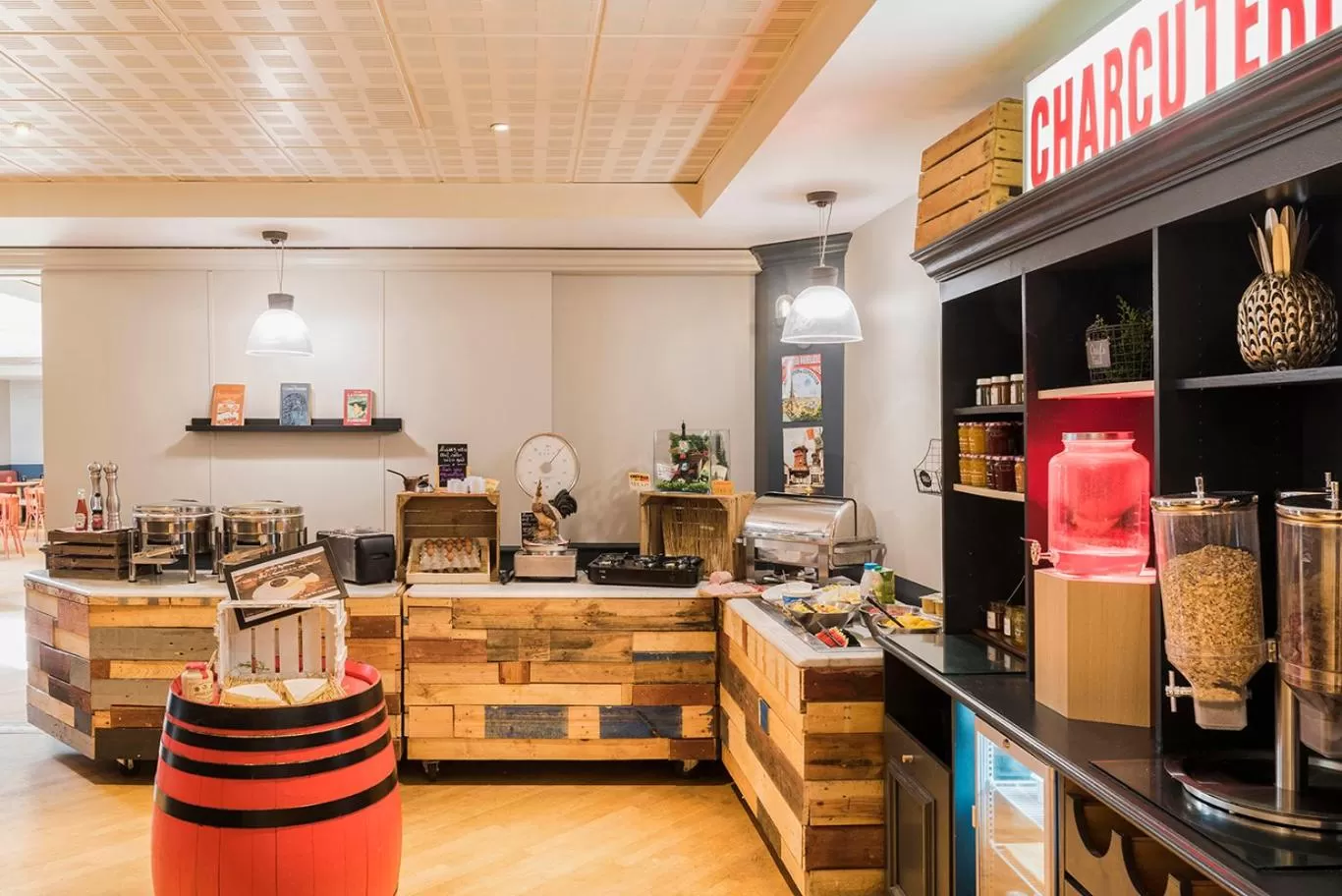 Buffet breakfast in Mercure Paris Roissy CDG