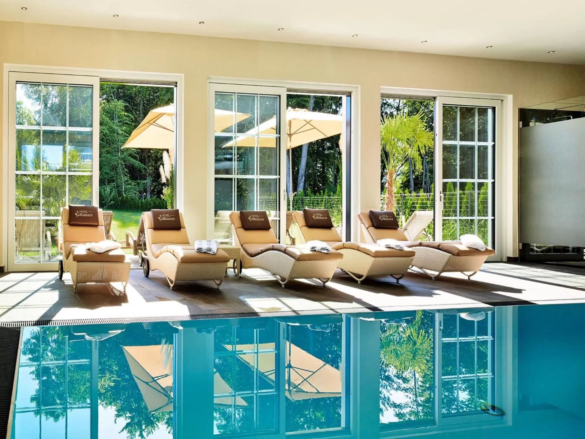 Spa and wellness centre/facilities in Hotel Garni Melanie