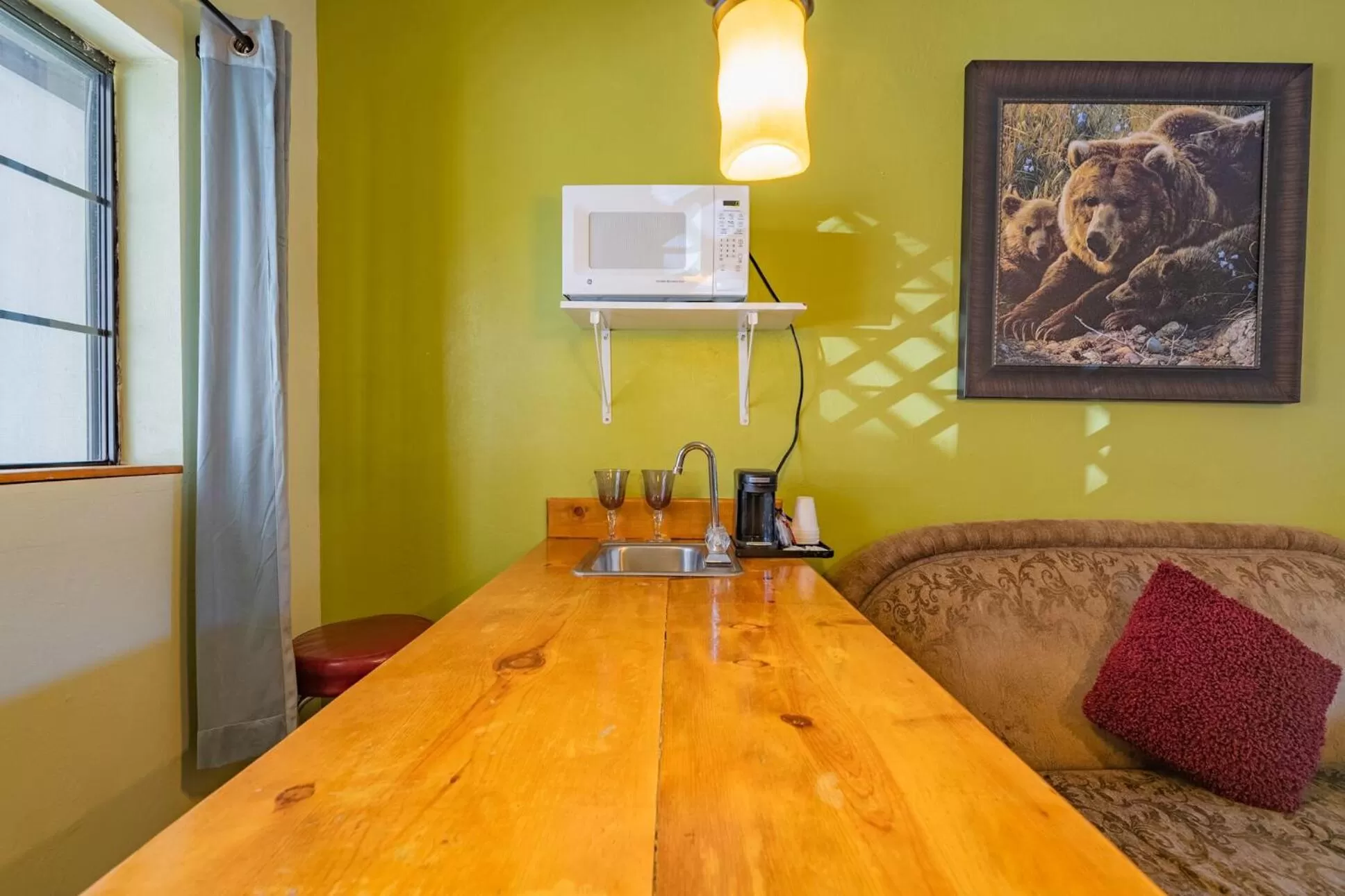 Kitchen or kitchenette in Black Forest Lodge