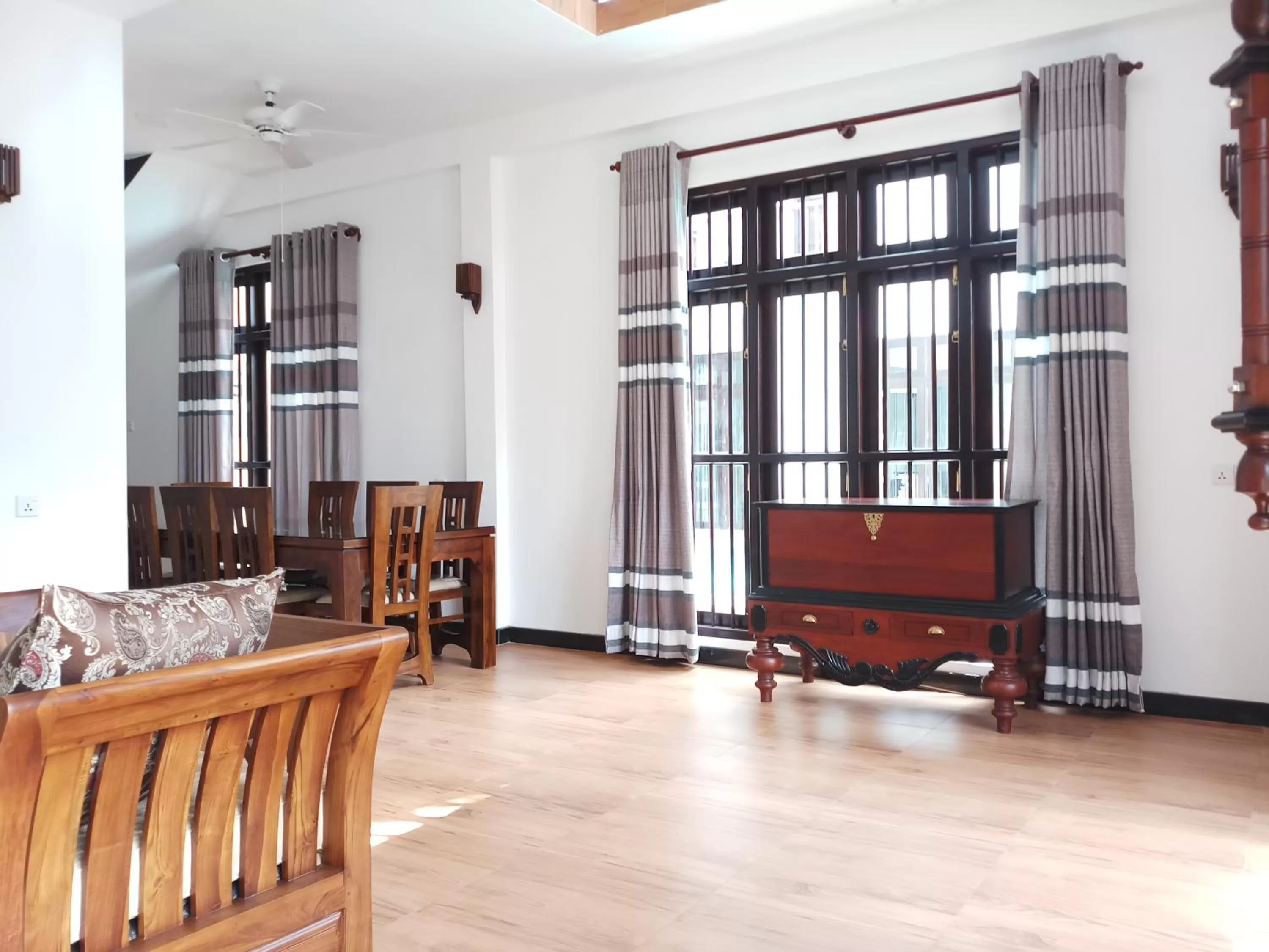 Seating area in Ashiyana Hotel