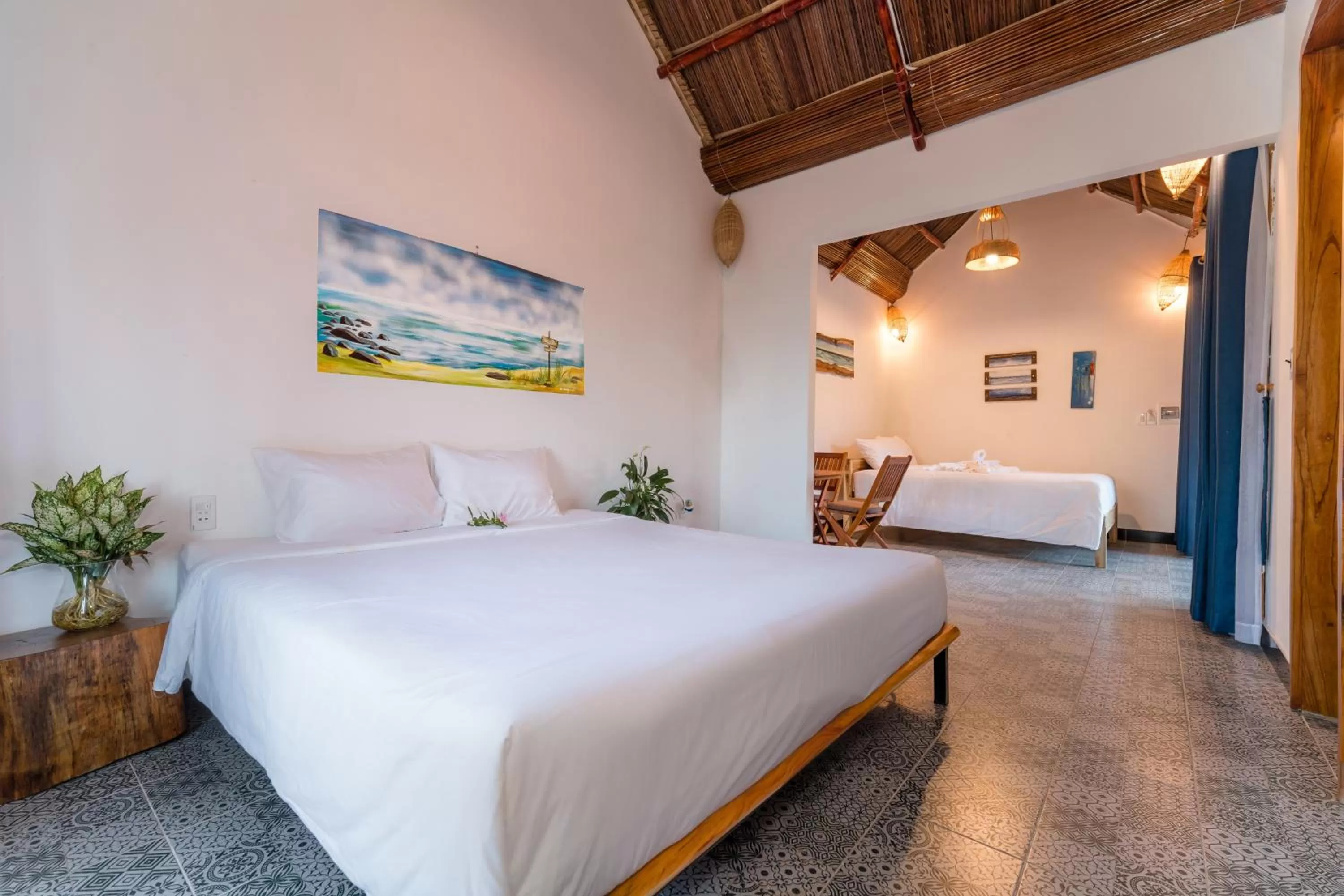 Bed in La Belle Anbang Homestay