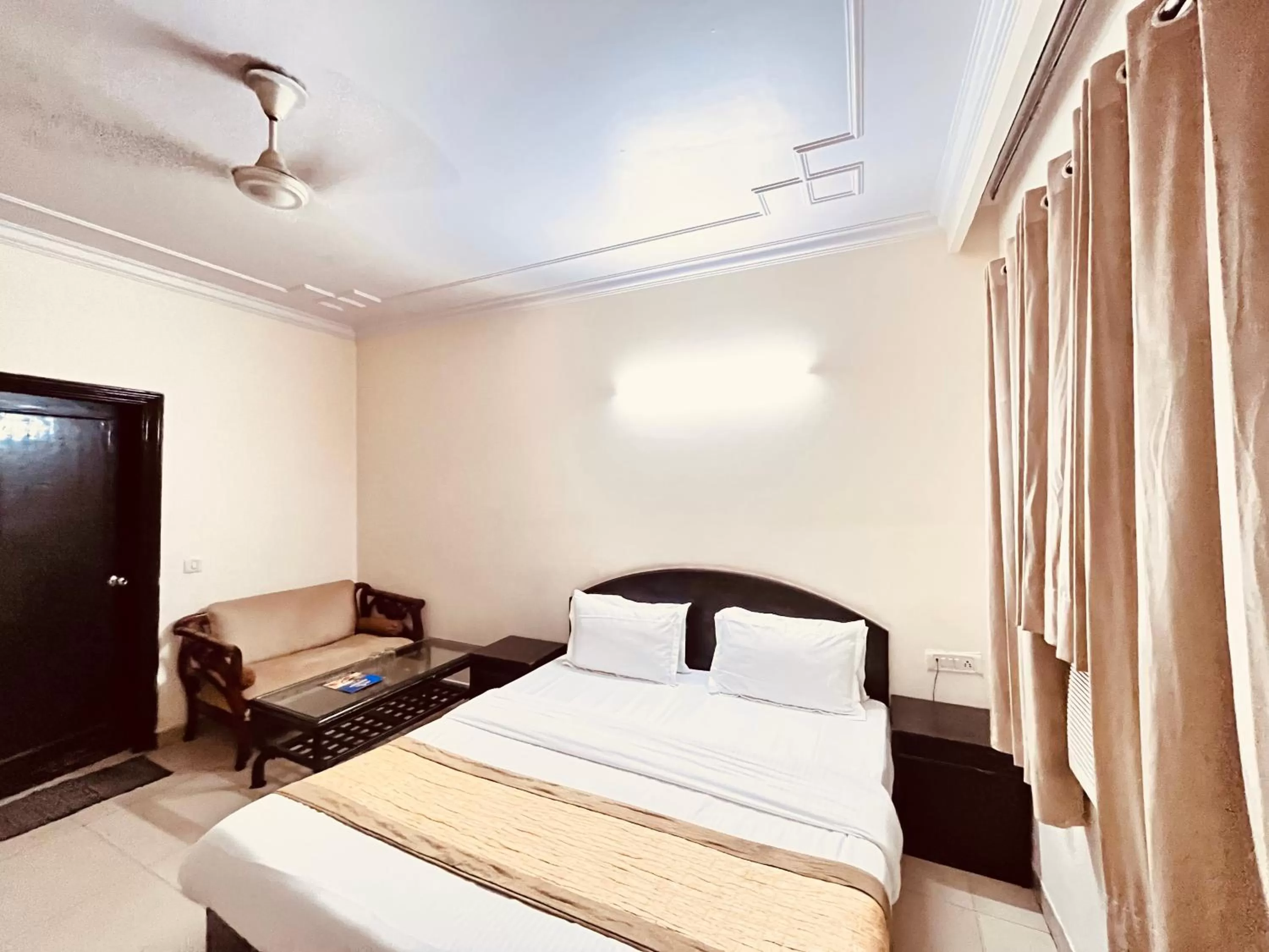 Bed in Ashoka Hotel Karol Bagh Delhi