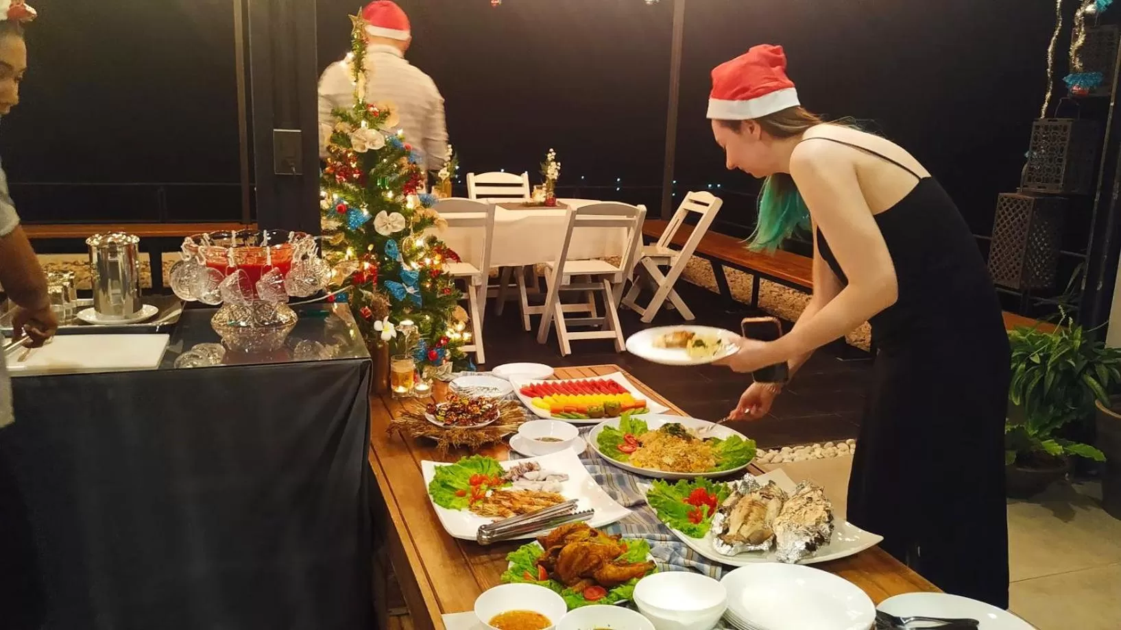 People in Ao Luek Panoramic Pool-SHA Plus