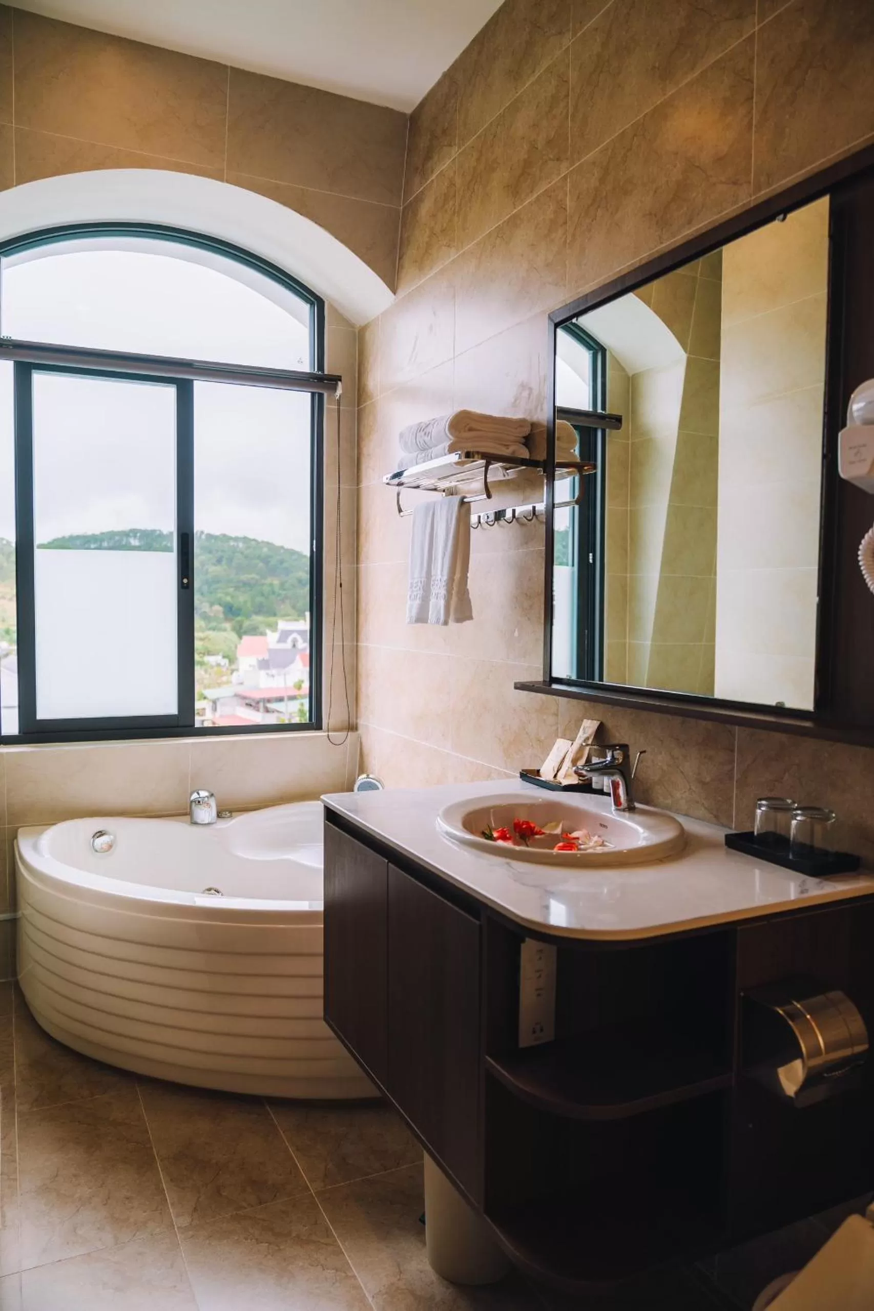 Bathroom in GREENECO DA LAT HOTEL - Khách sạn Green Eco Đà Lạt