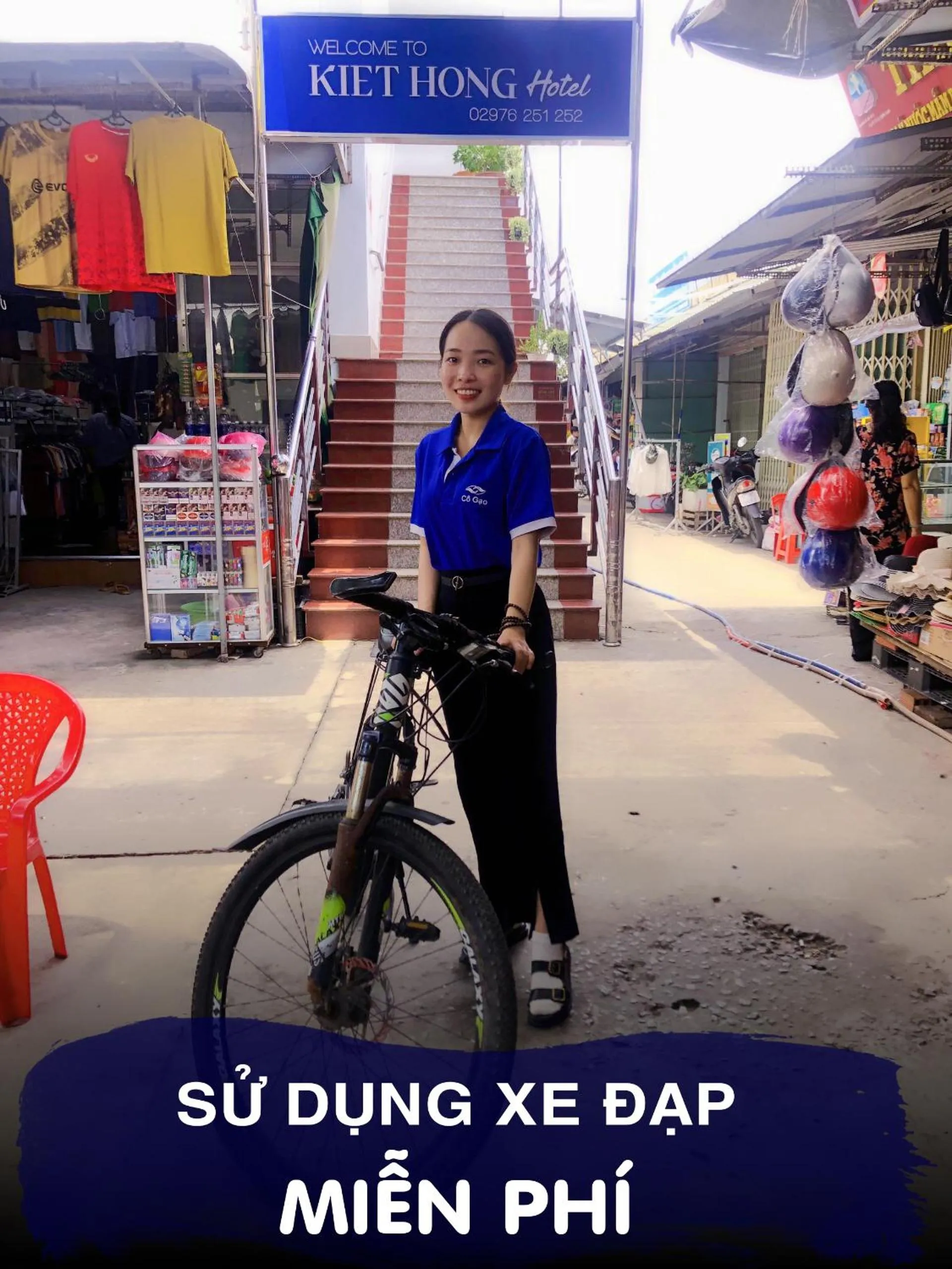 Cycling in Kiet Hong Hotel