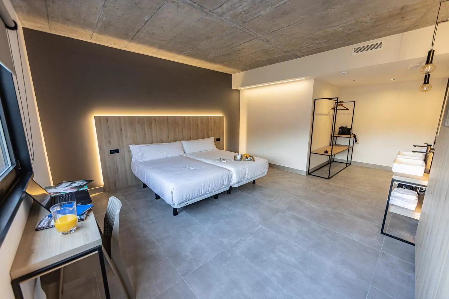 Bed in Hospedium Hotel Devalar Do Mar