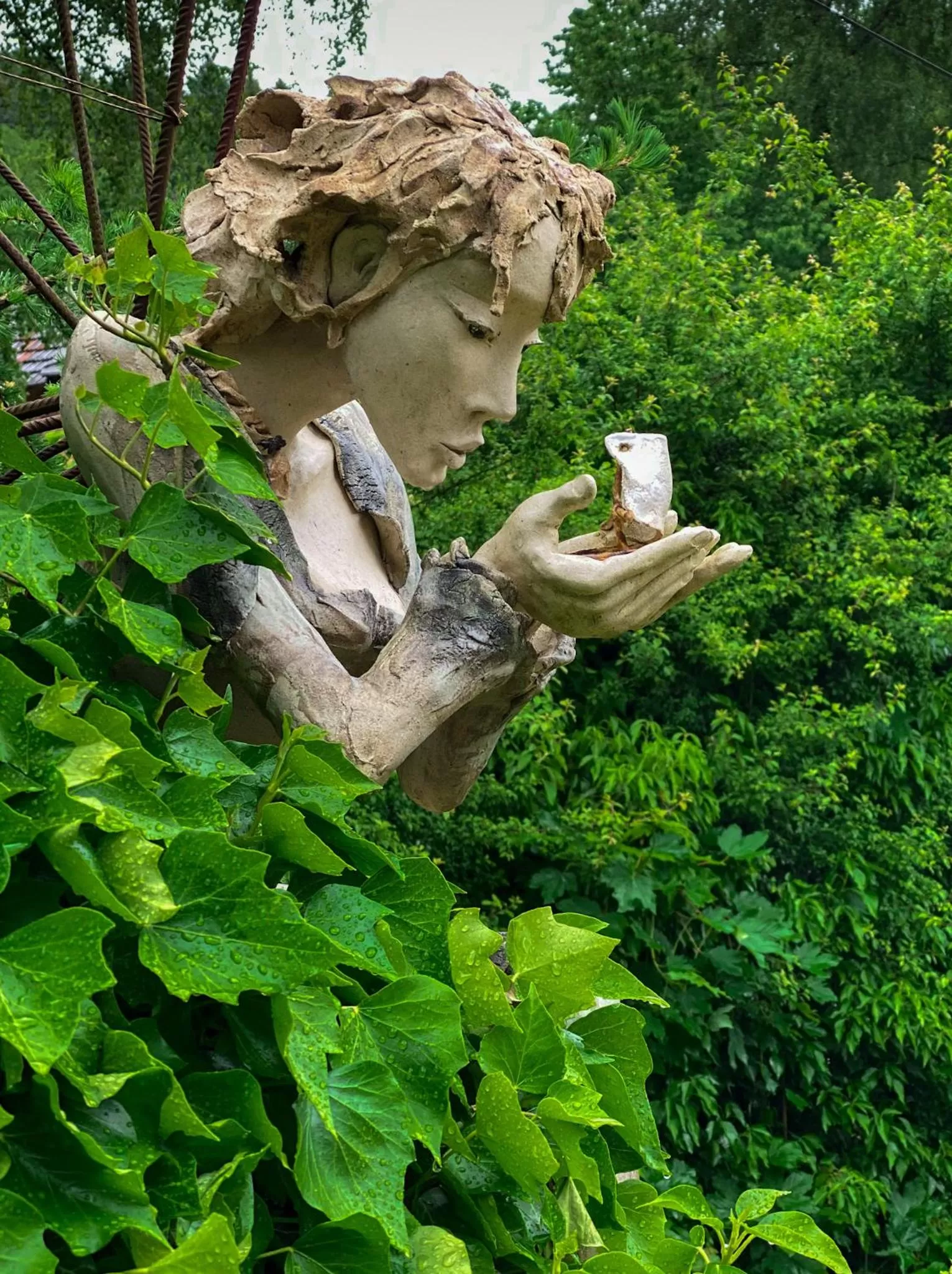 Garden in L'Atelier de Gisèle