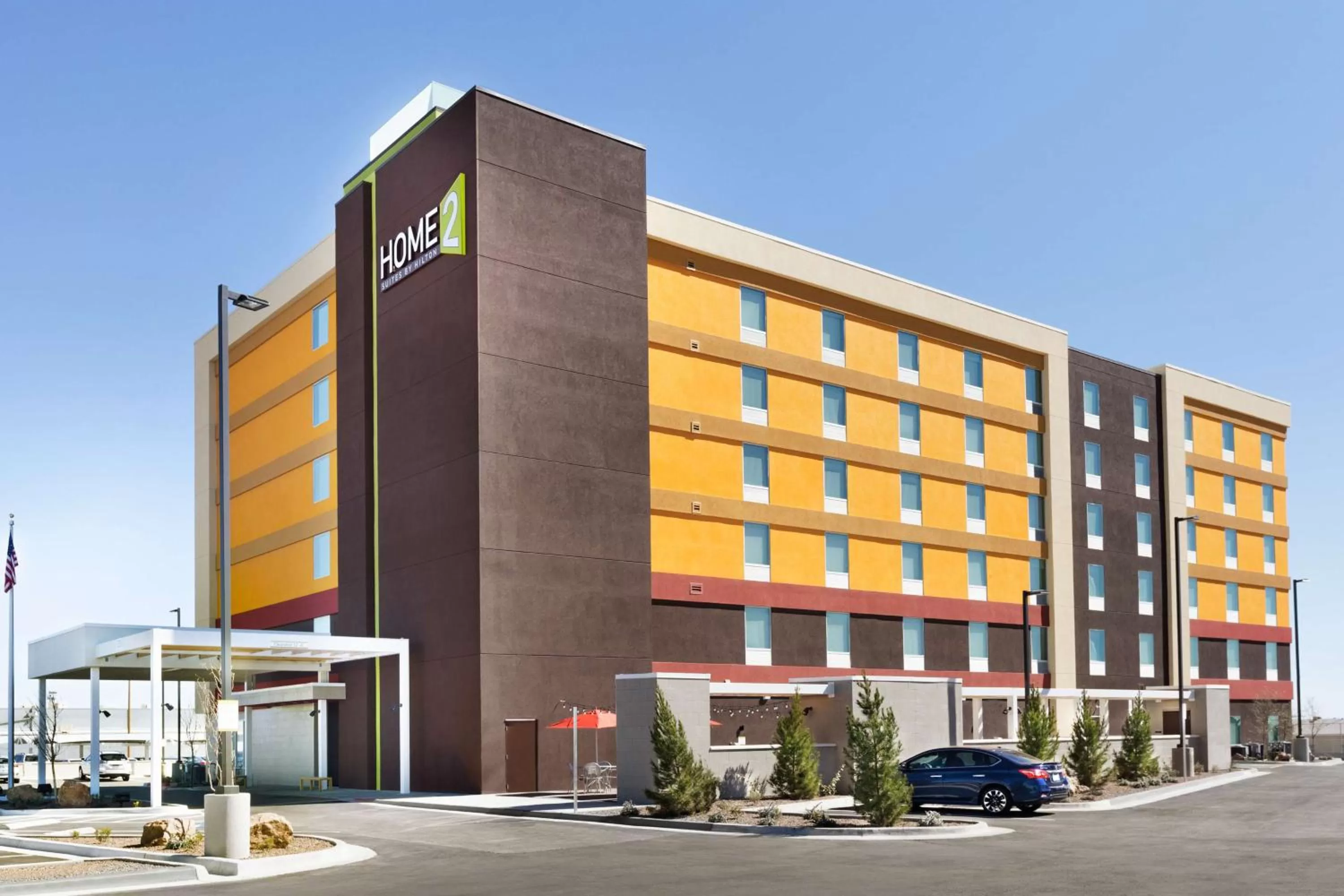 Property building in Home2 Suites By Hilton El Paso Airport