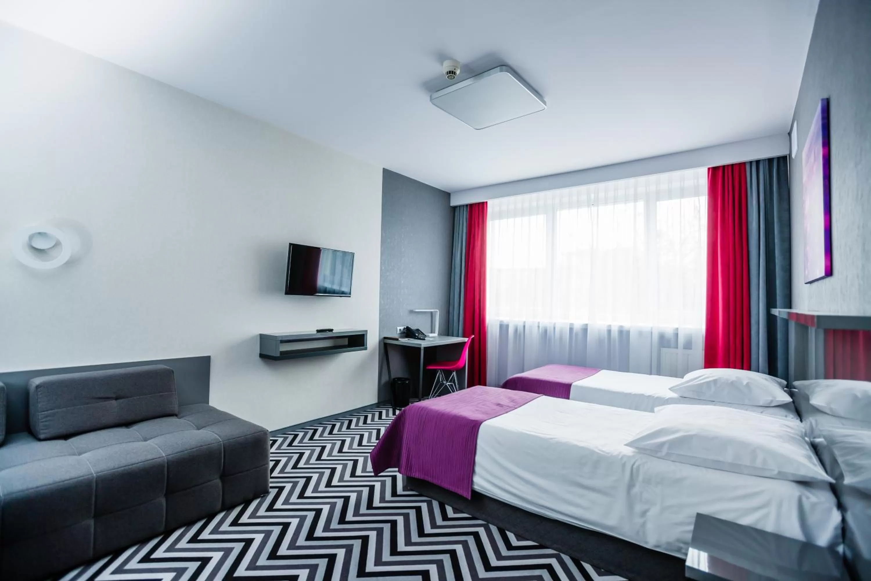 Bedroom, Bed in Hotel Wyspiański