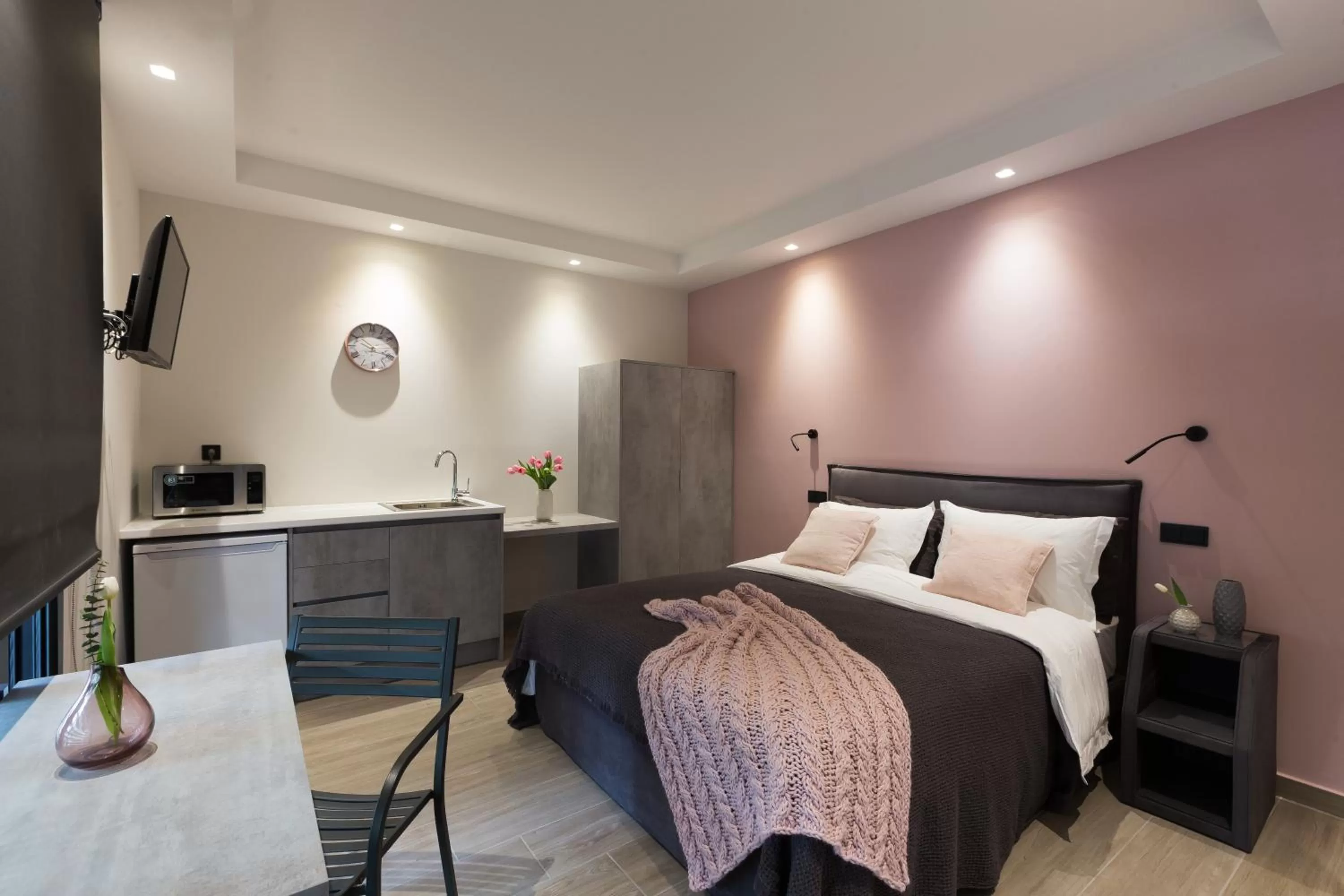 Bed in Athenian Central Apartments