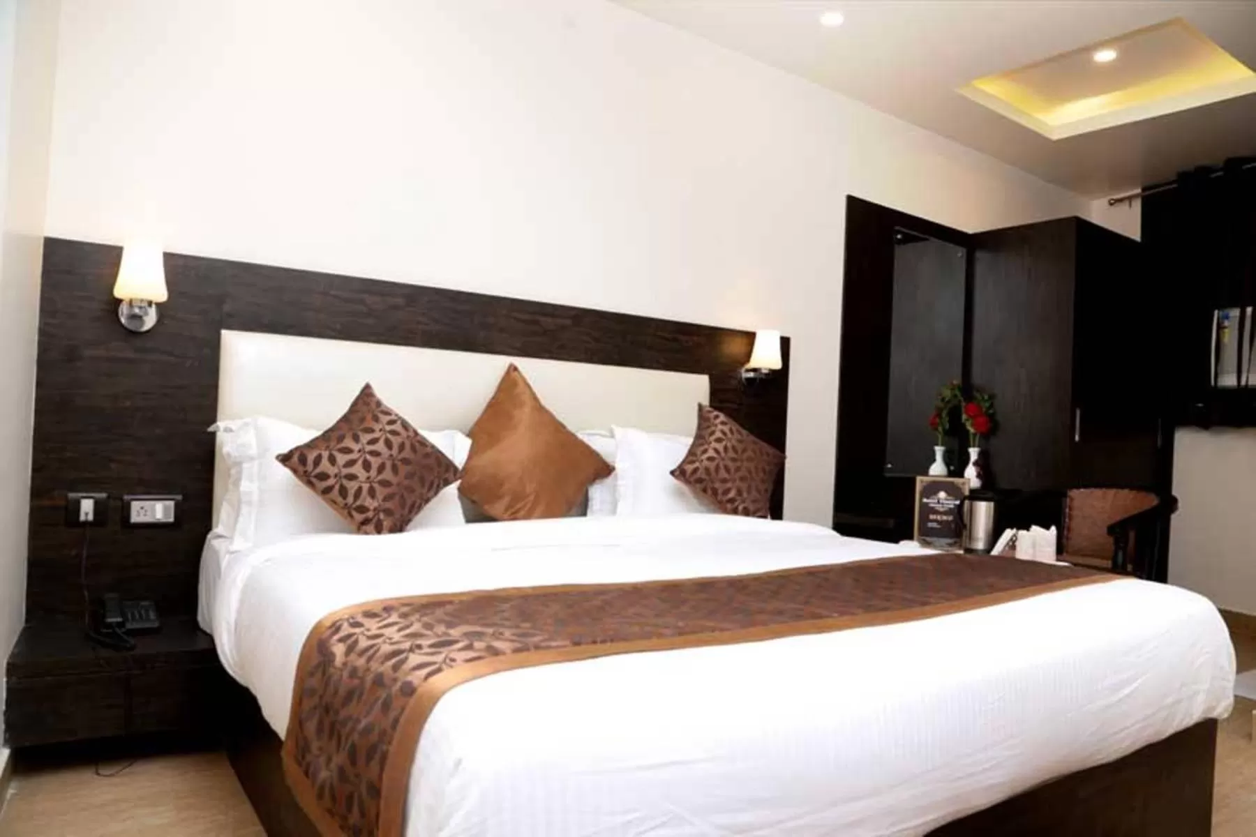 Bed in Hotel Vinayak Lifestyle Hotels