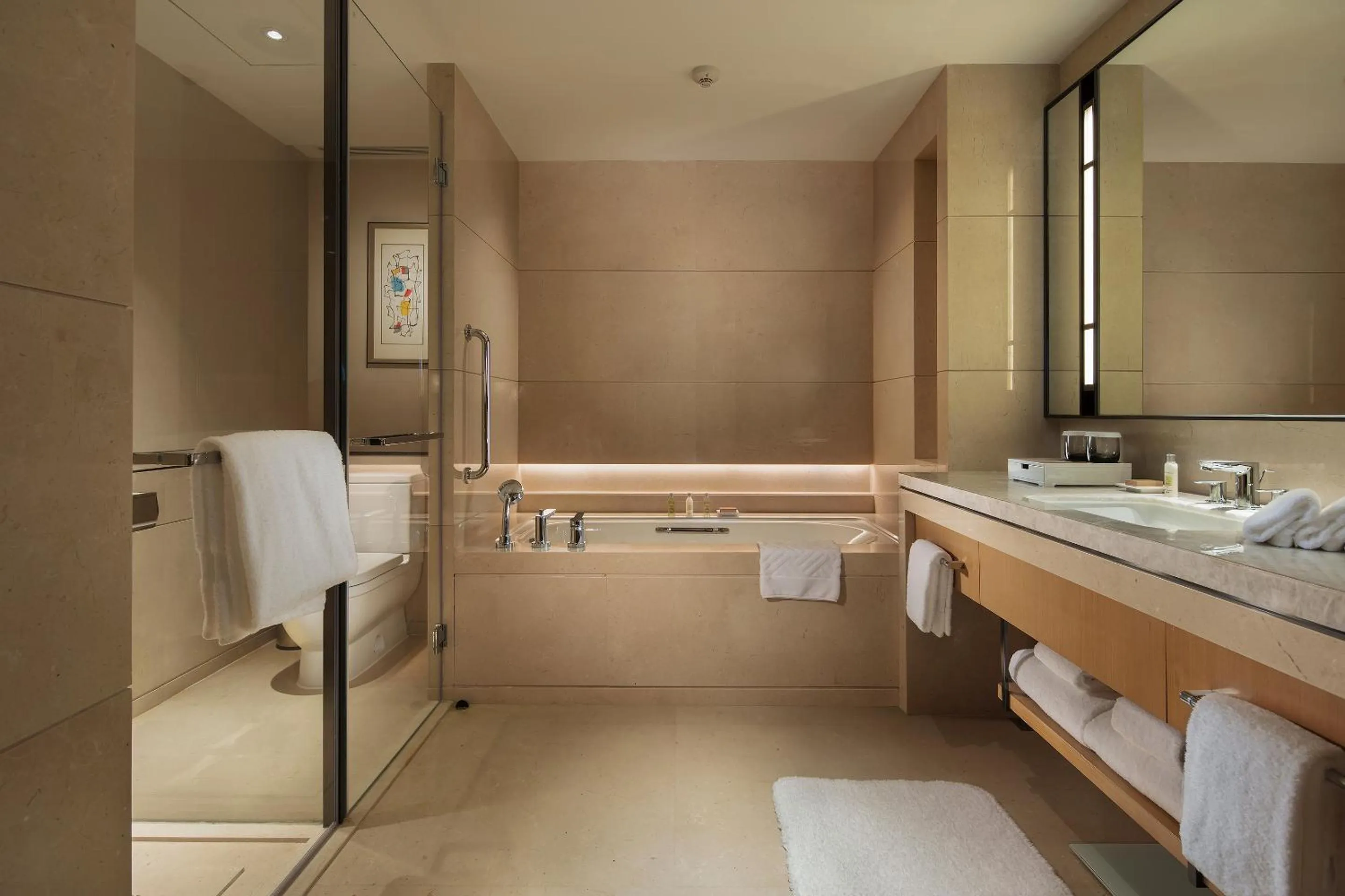 Bath, Bed in Hilton Chengdu Longquanyi