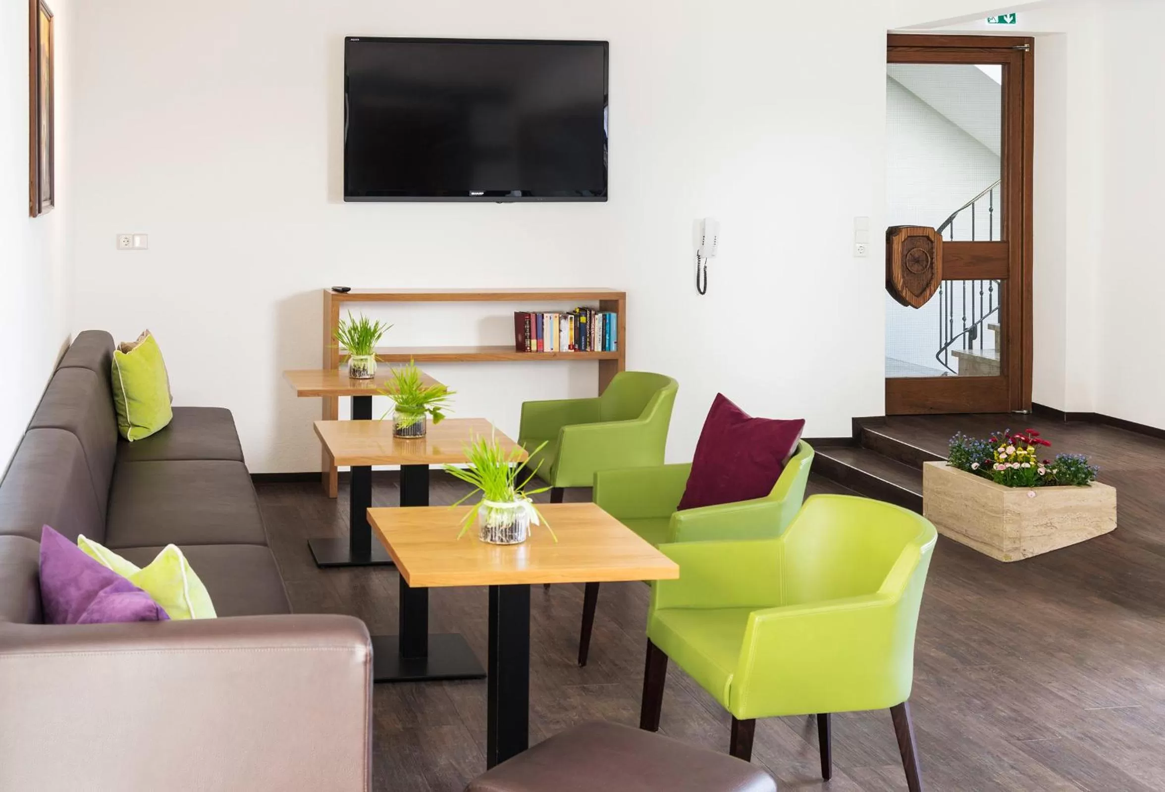 Communal lounge/ TV room in Hotel Rad