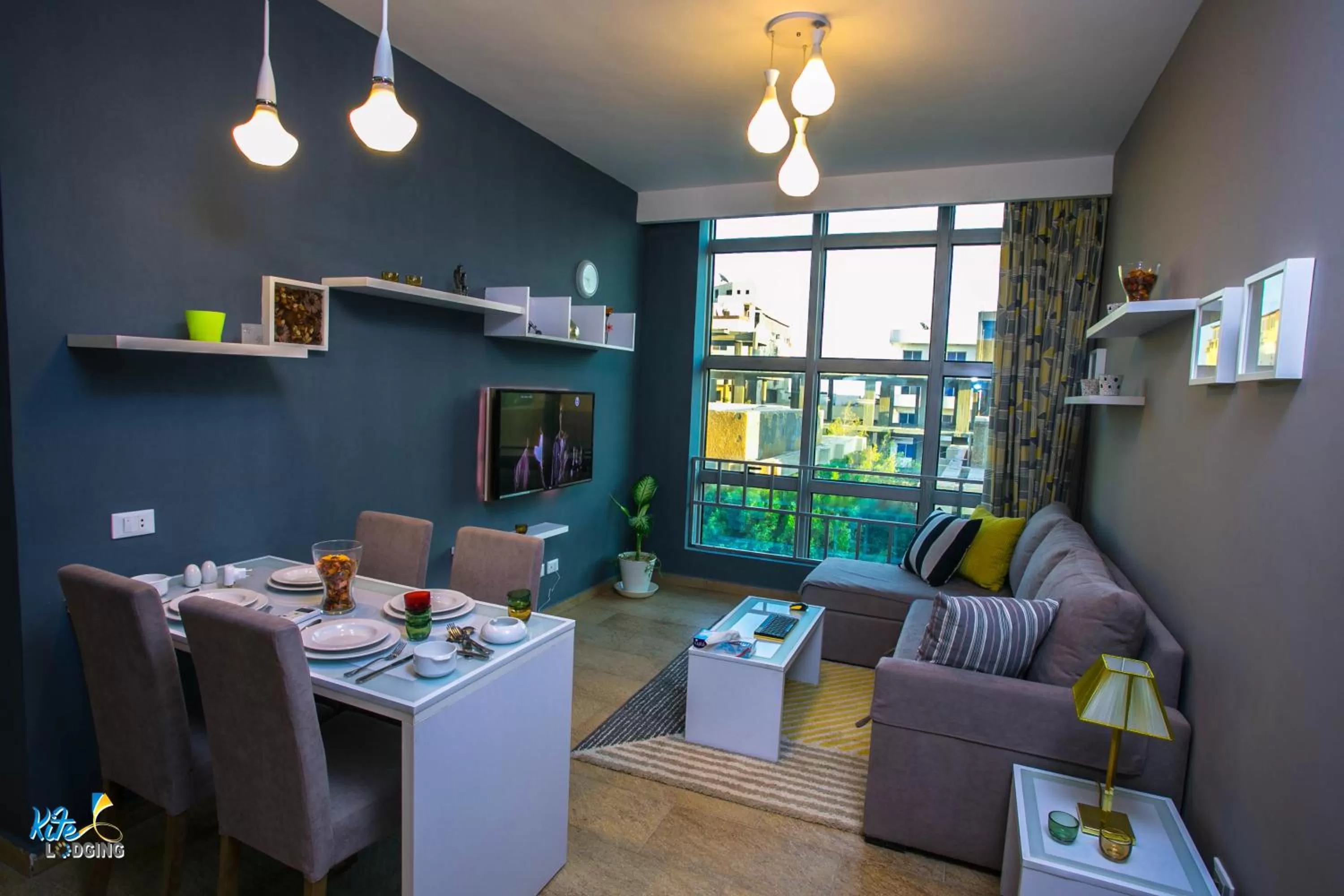 Living room in Kite Lodging