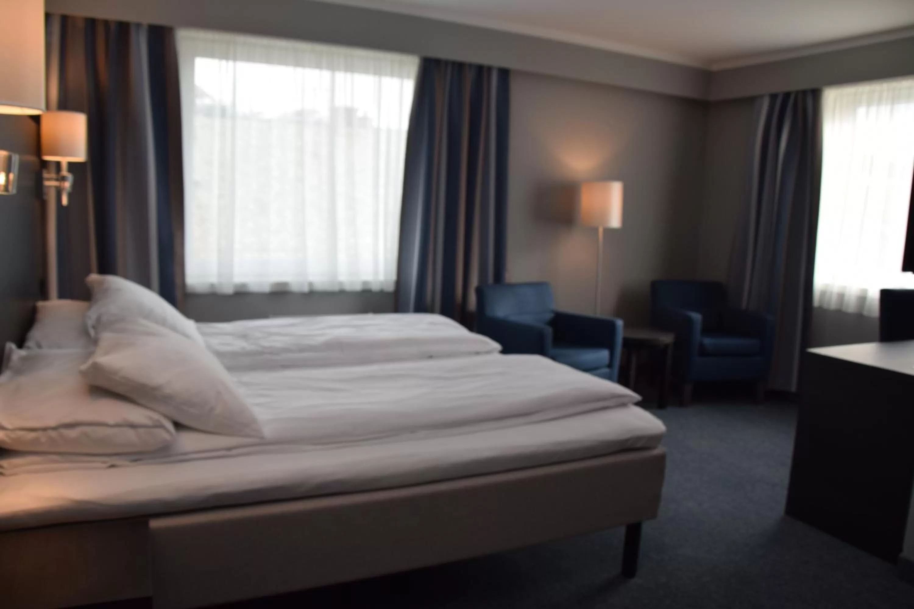 Bedroom, Bed in Thon Partner Hotel Måløy