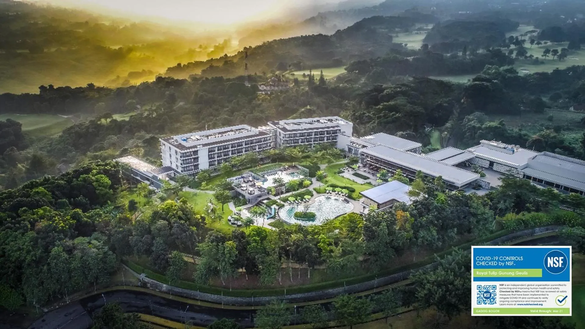Bird's eye view in Royal Tulip Gunung Geulis Resort and Golf