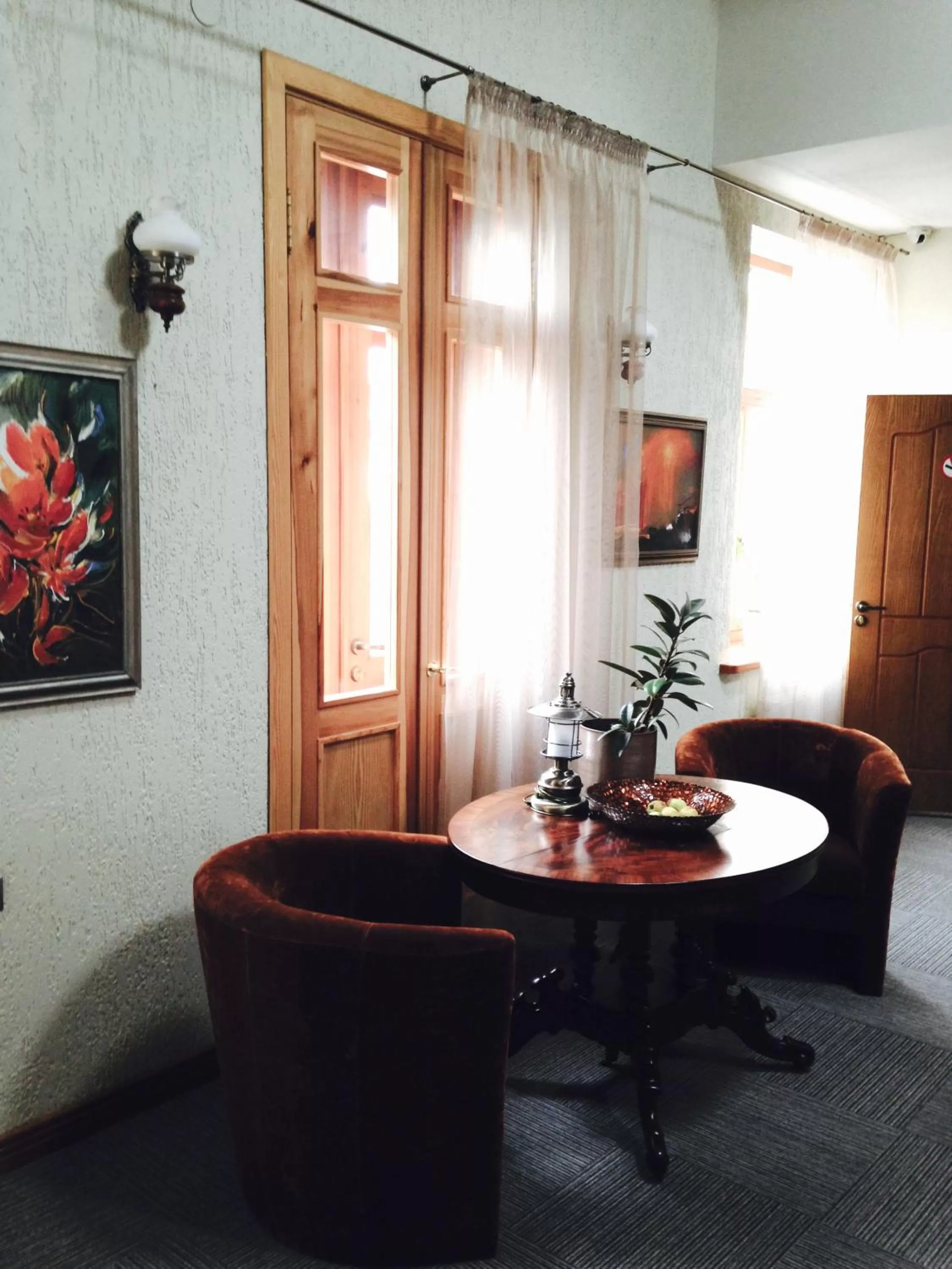 Decorative detail, Seating Area in Hotel Vilhelmine