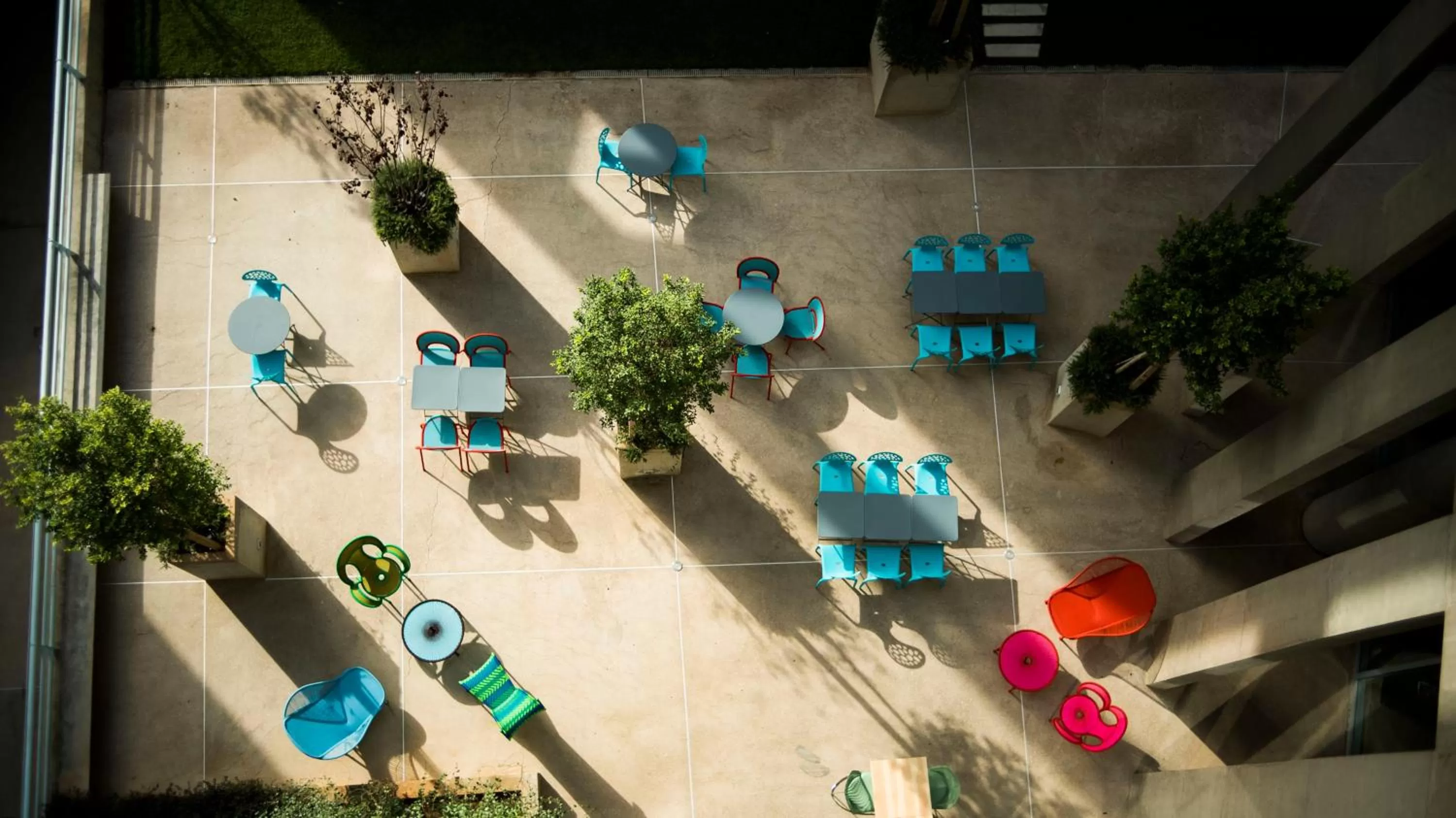Patio in Bossa Nova Beirut Hotel