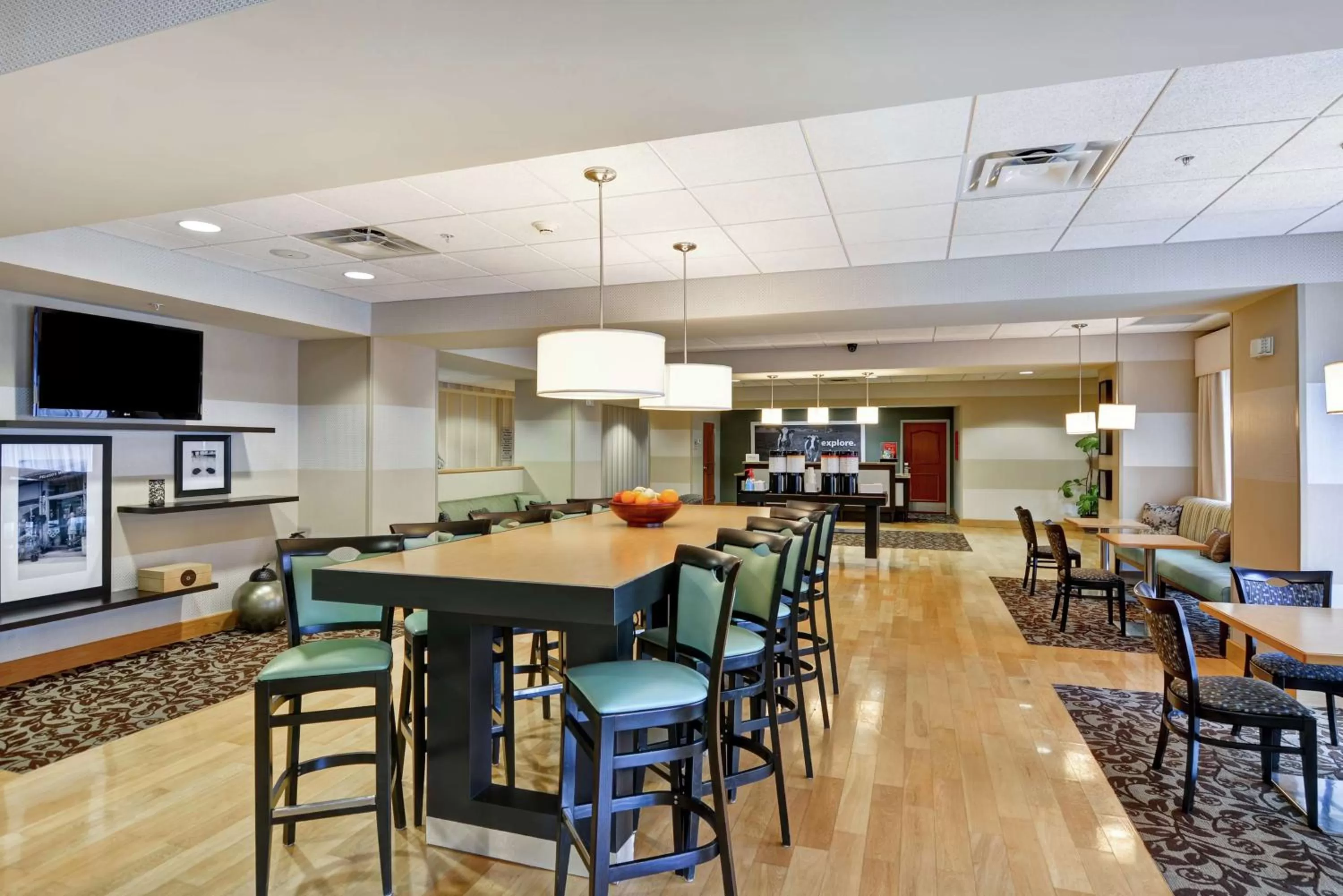 Lobby or reception in Hampton Inn Tunkhannock