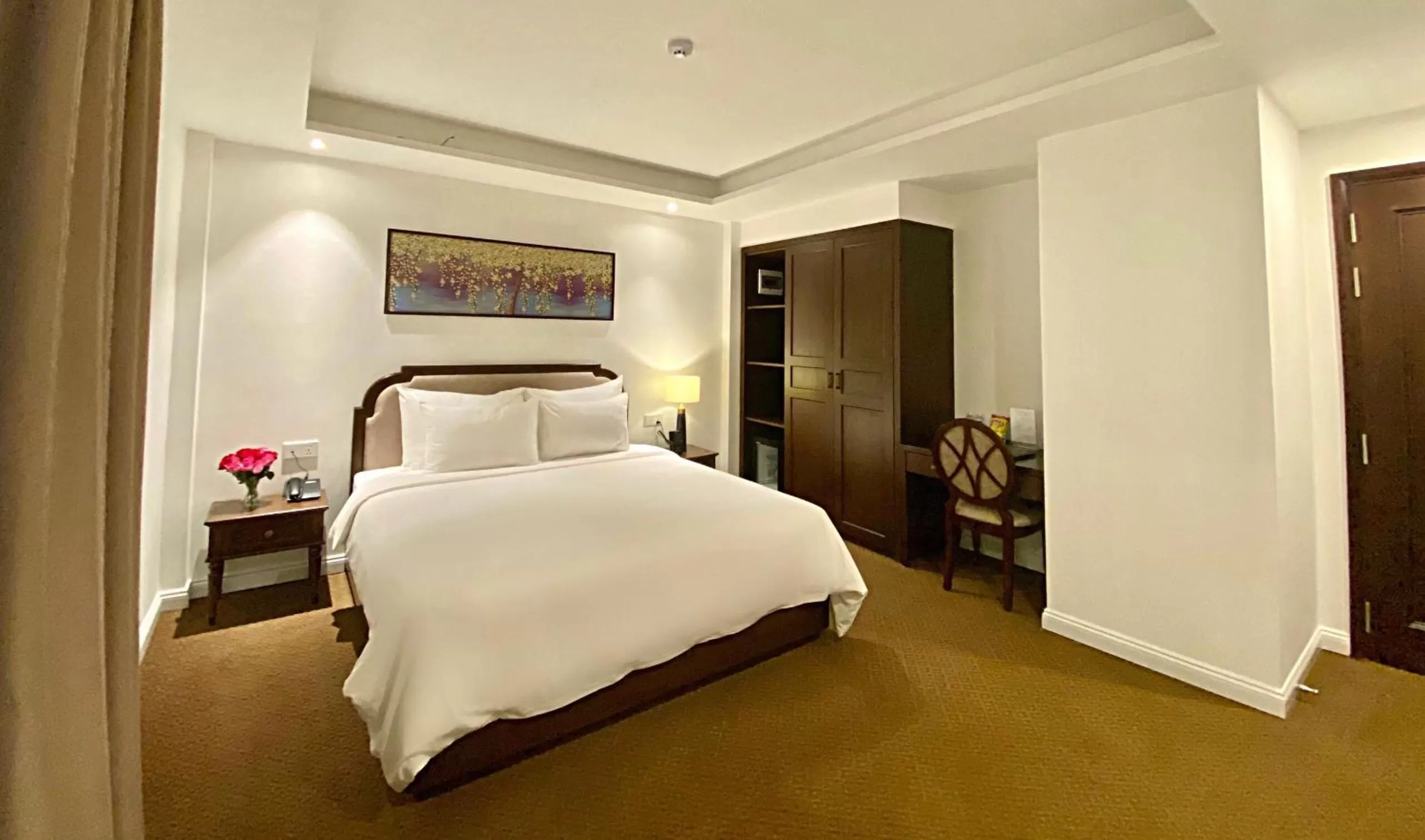 View (from property/room), Bed in Marigold Hotel Hanoi