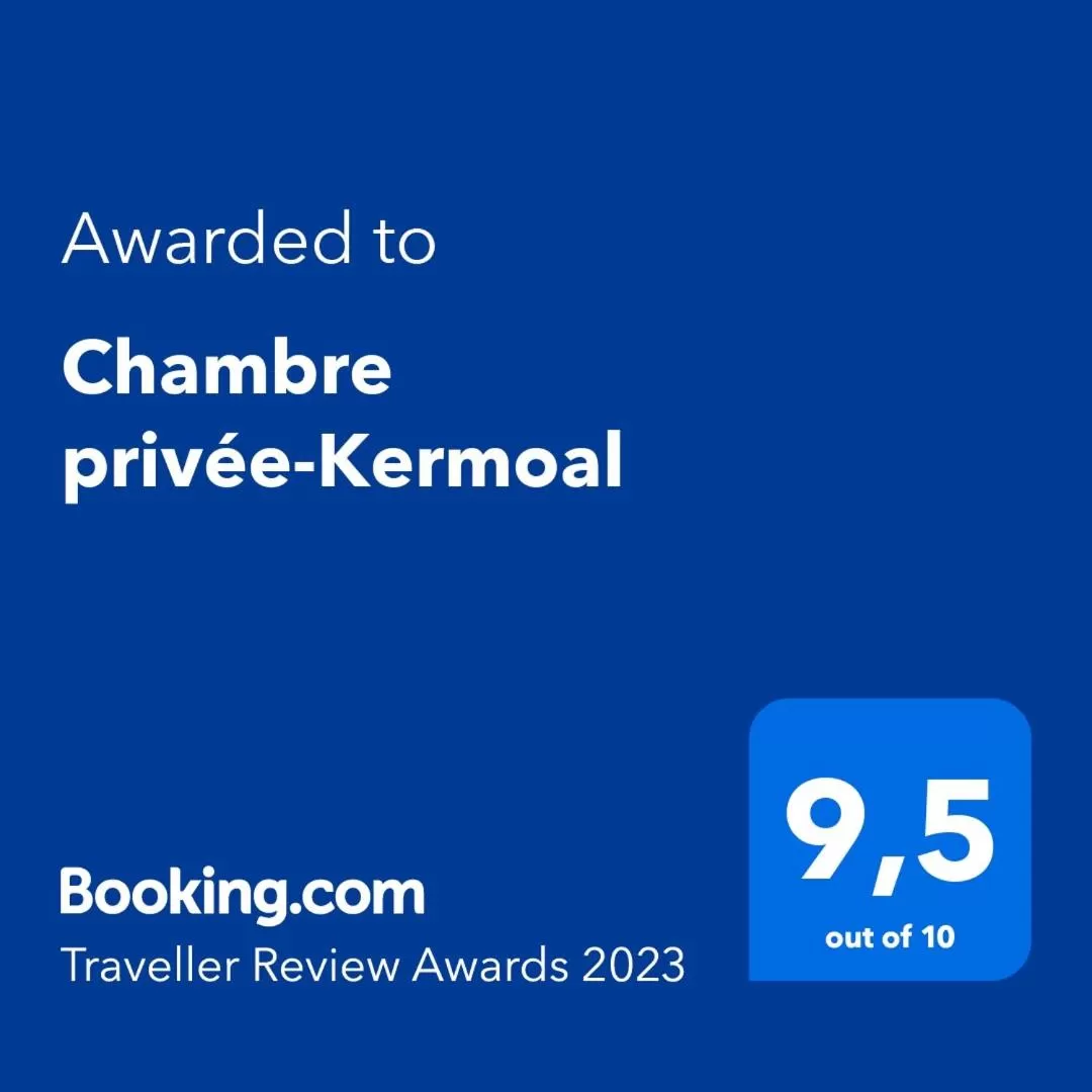 Certificate/Award, Logo/Certificate/Sign/Award in Chambre privée-Kermoal
