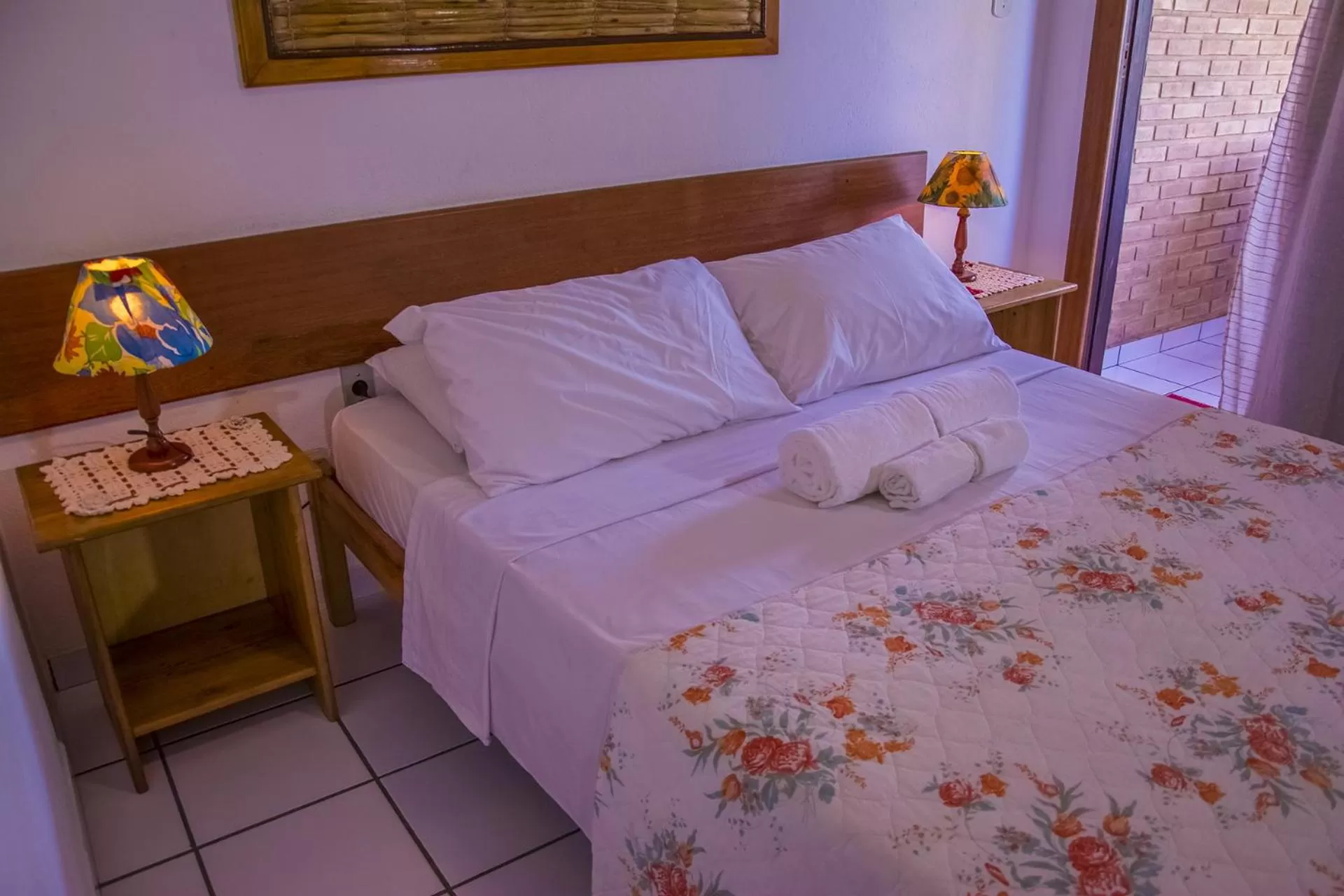 Bed in Pousada Lagoa Pequena