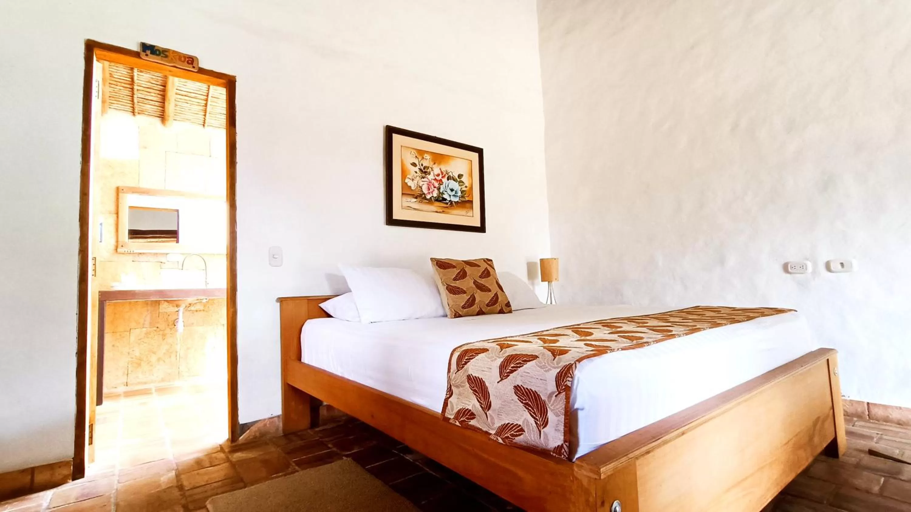 Bed in Hotel Buenosaires Barichara