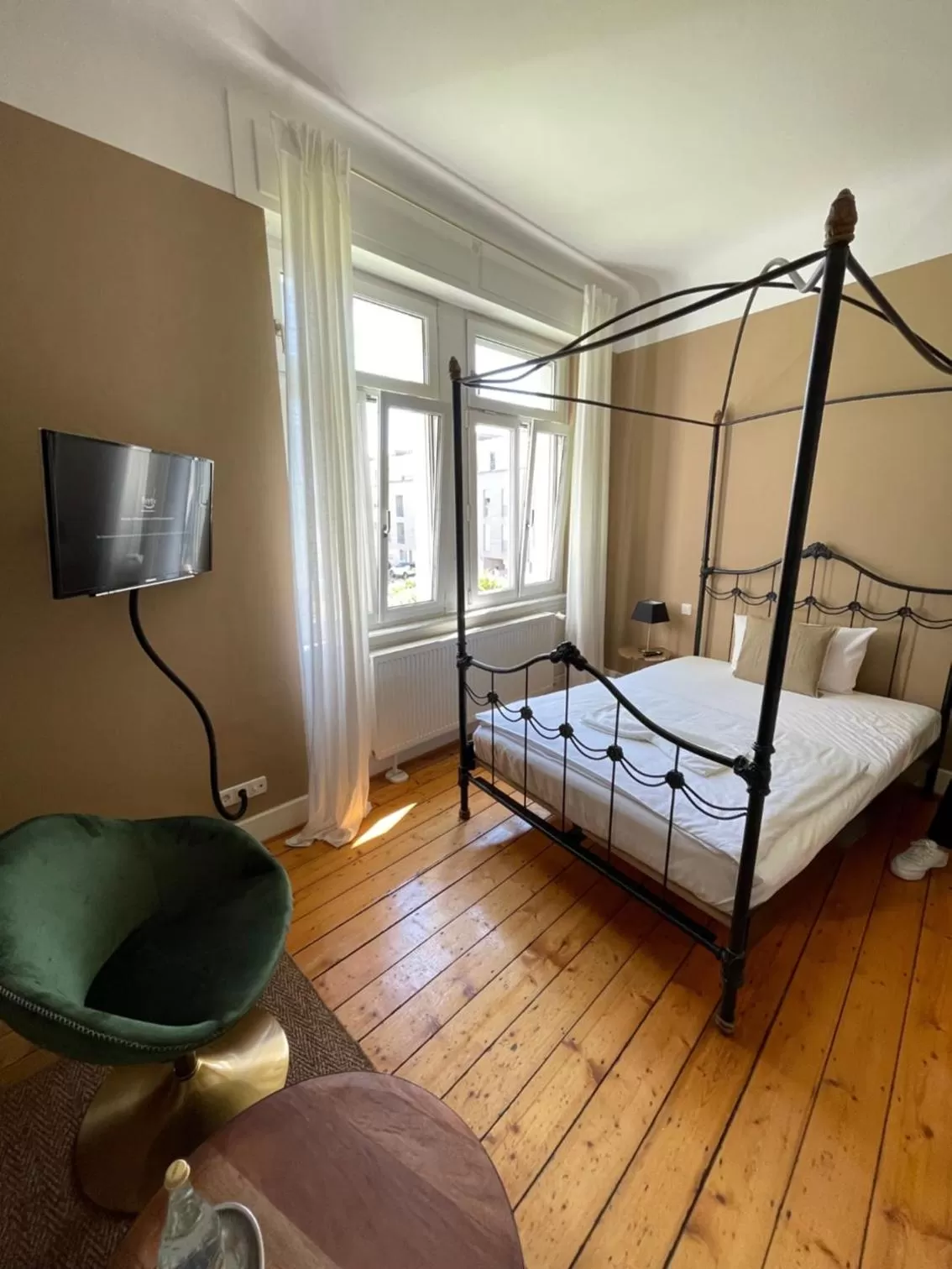 Bed in AUERSTEIN-Hotels auerstein & auerstein-mono