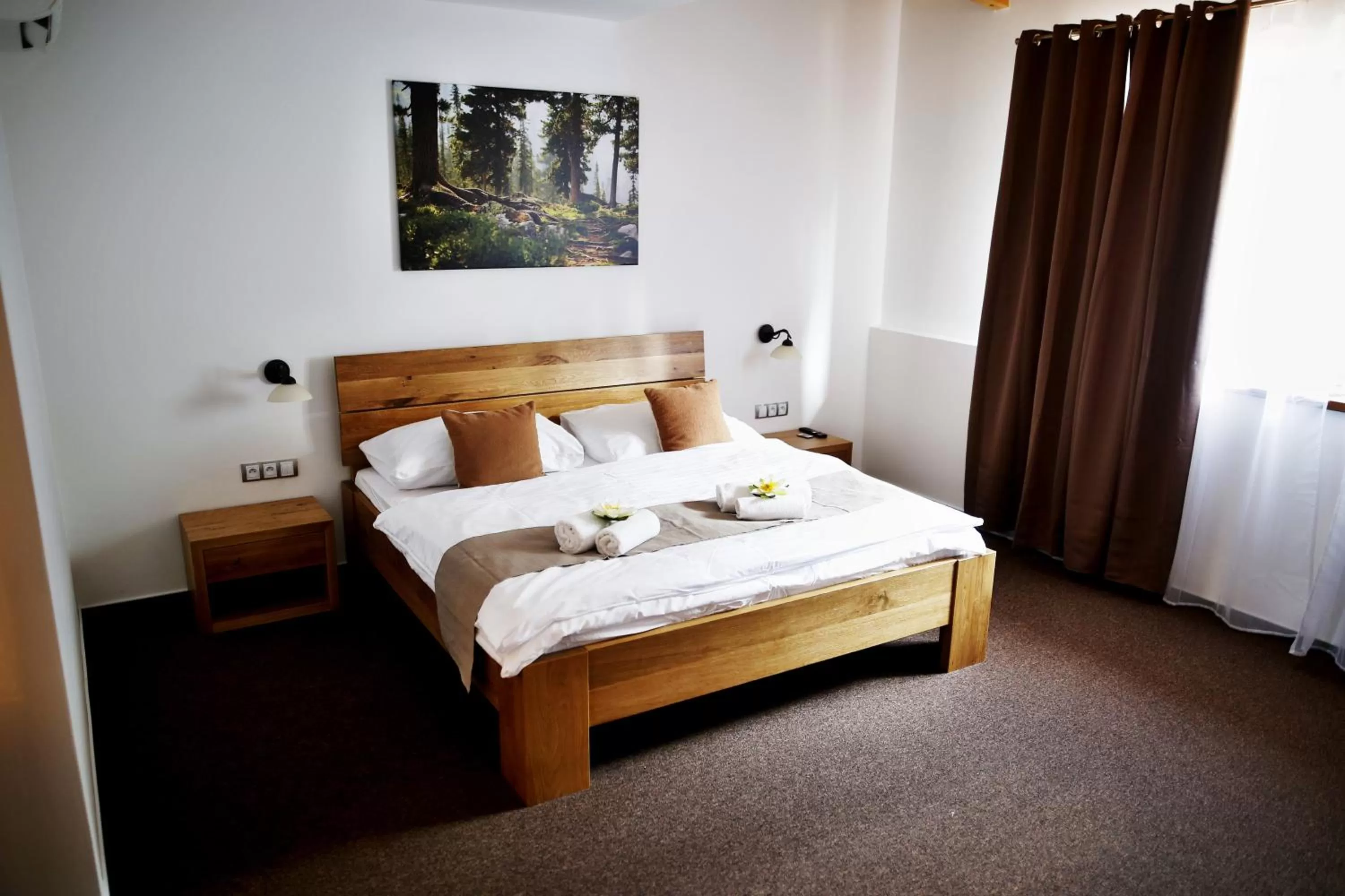 Bedroom in Hotel Farma Vysoká