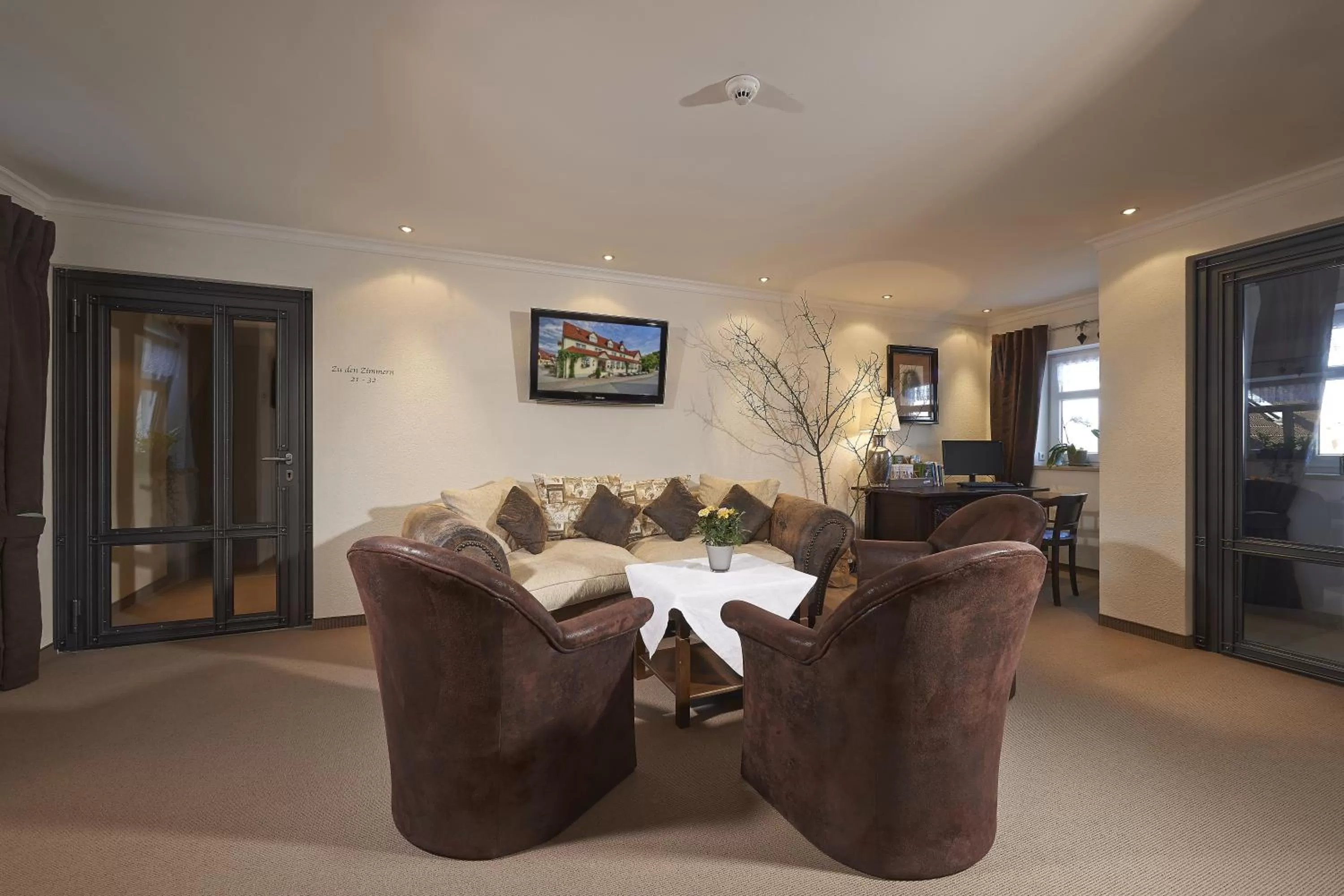 Lobby or reception in Brauereigasthof Zum Löwenbräu