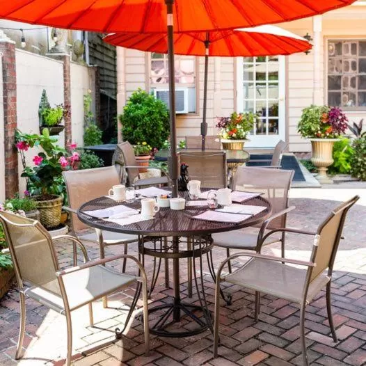 Patio in Old Brick Inn
