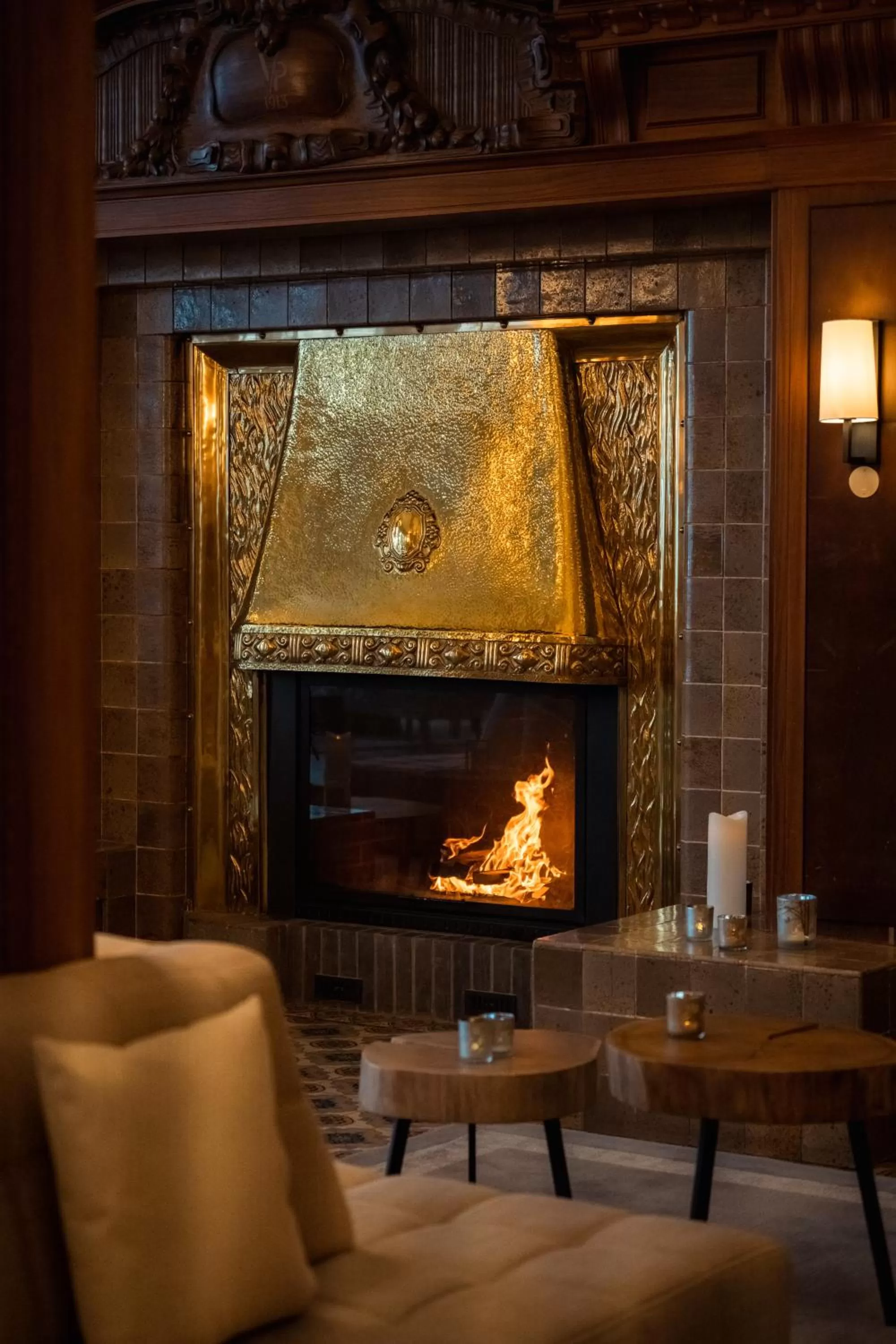 Seating area in Villars Palace