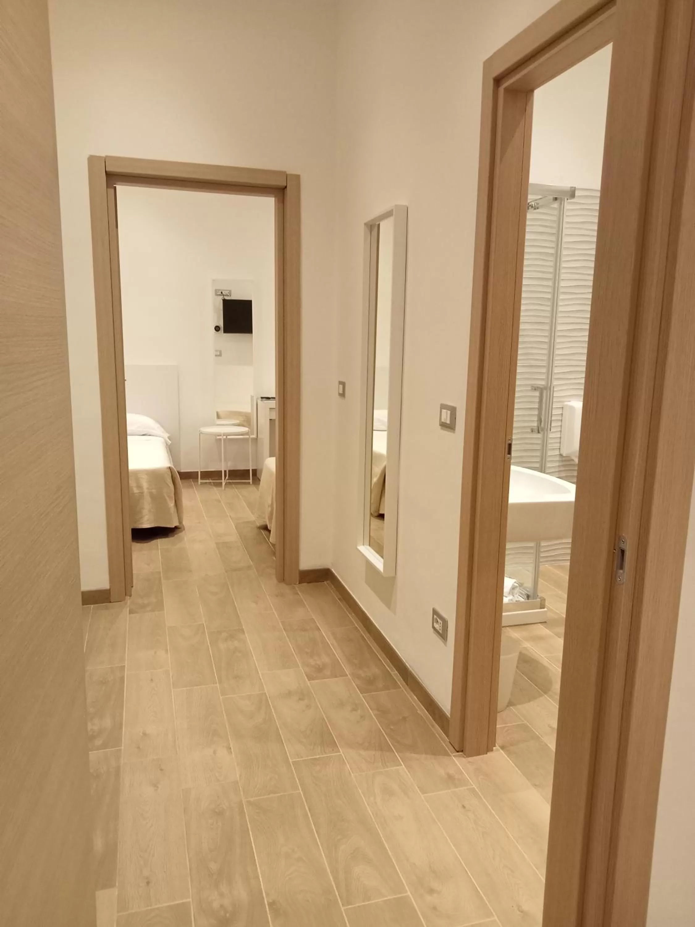 Bedroom, Bed in Hotel Porta Rivera